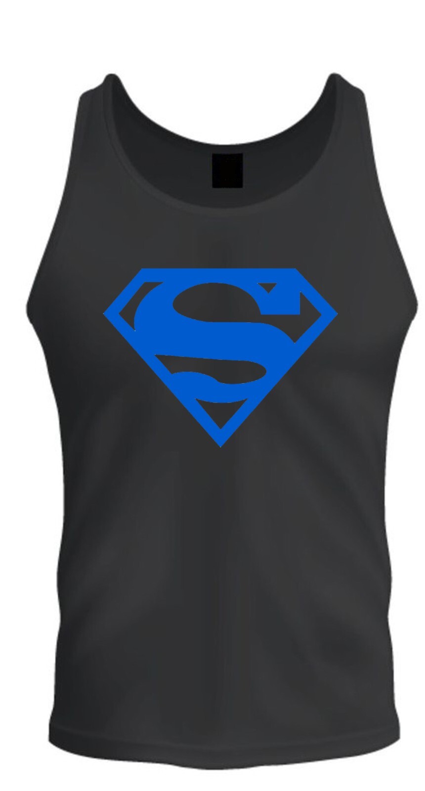 Superman Shirt Unisex T-shirt Tee Black T-Shirt Tee Tank Top