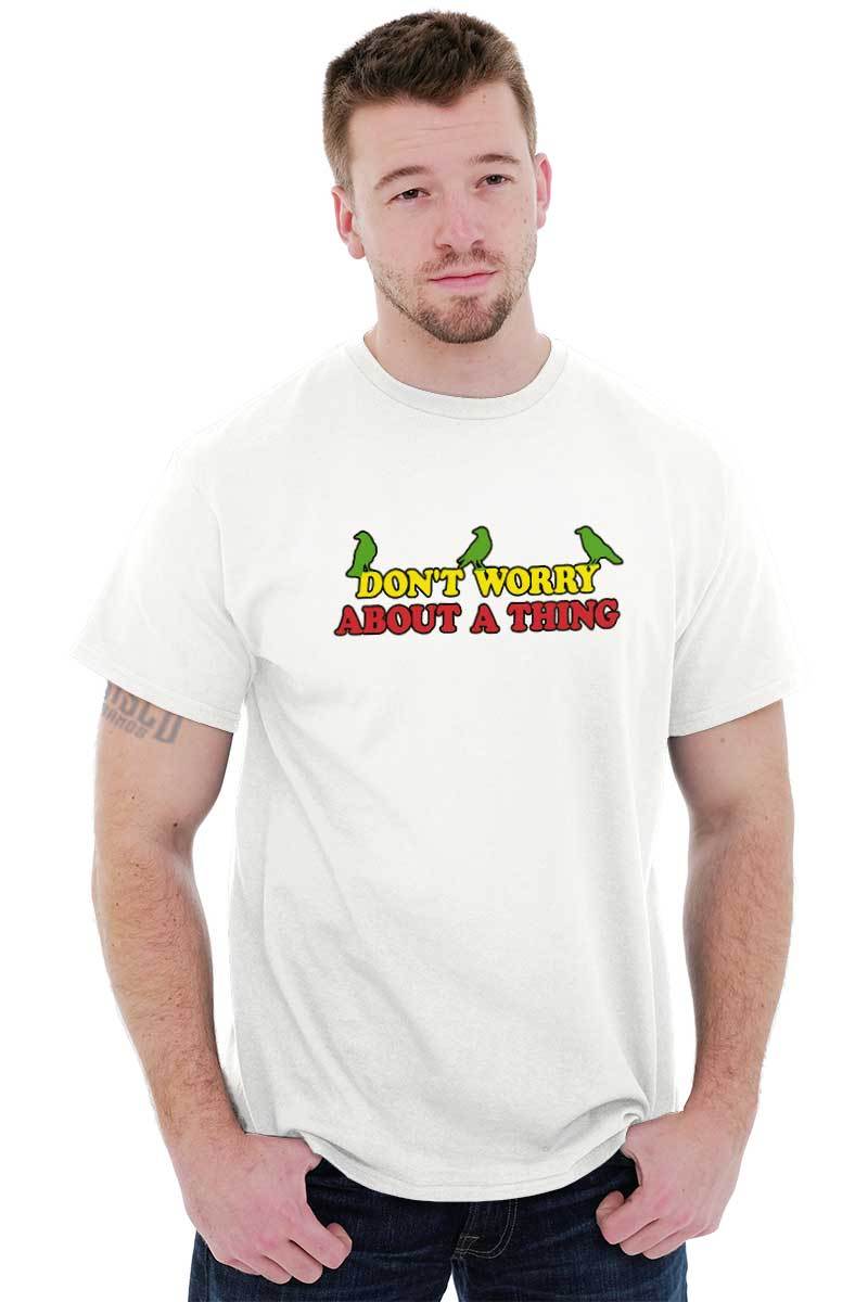 Dont Worry About A Thing Three Little Birds Womens or Mens Crewneck T Shirt Tee