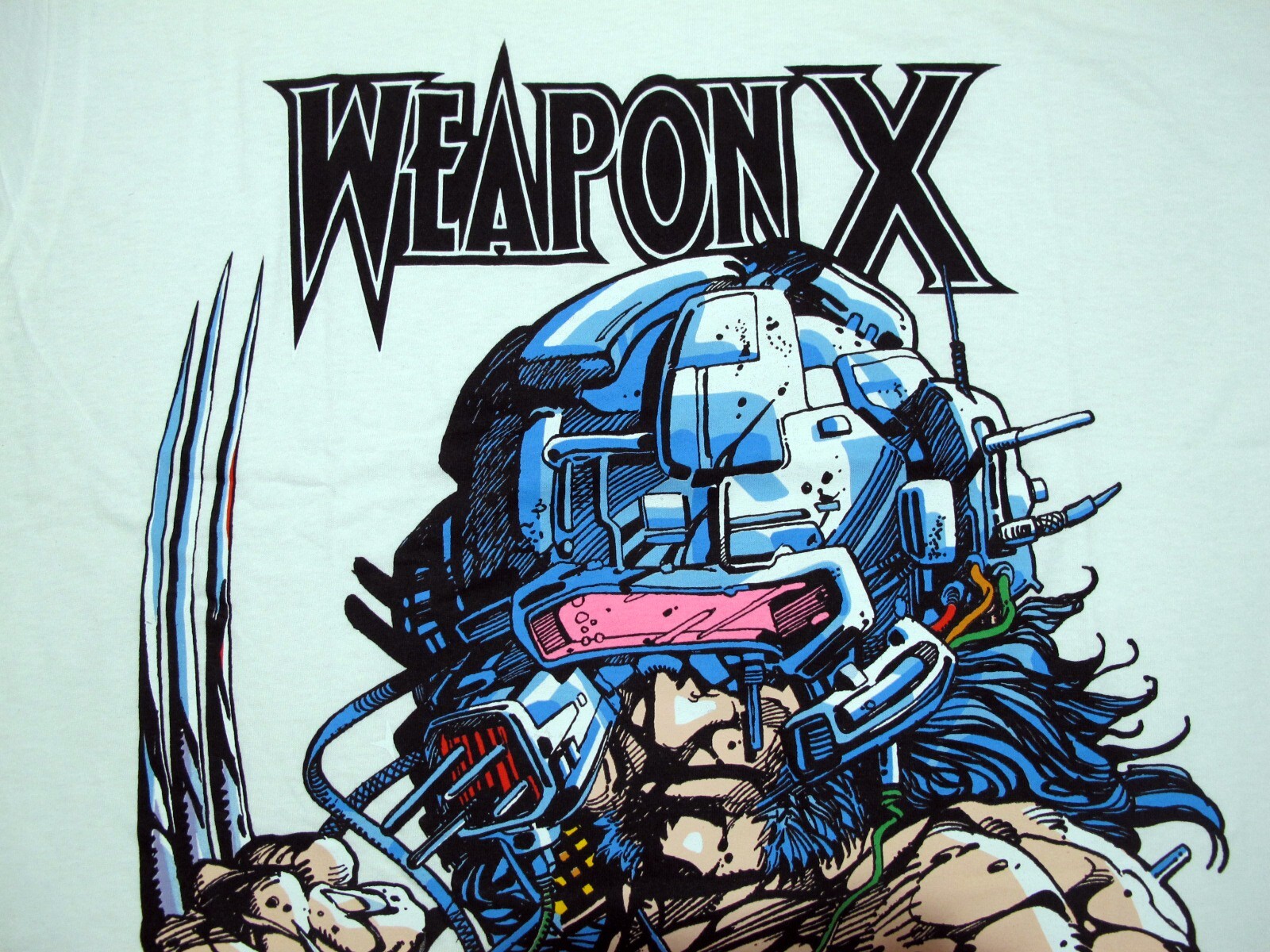 MARVEL Wolverine Weapon X Jumbo Print t-shirt sz XL x-men 97 logan comic cover