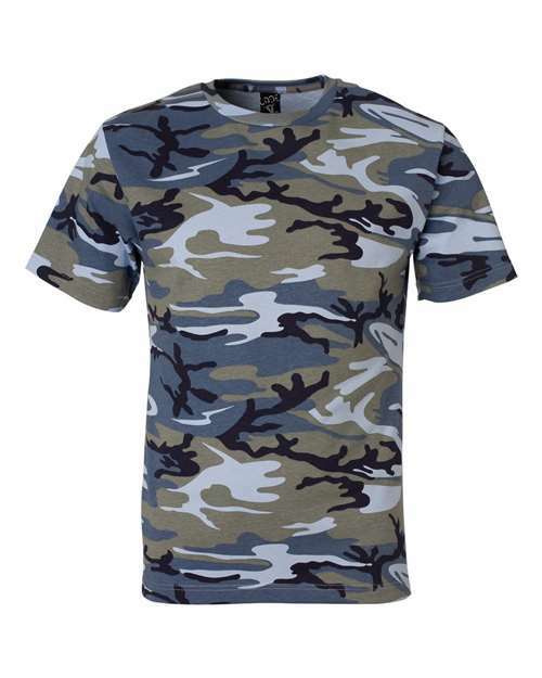 Men’s Camo short sleeve T-Shirt 6 patterns Sm To 4x