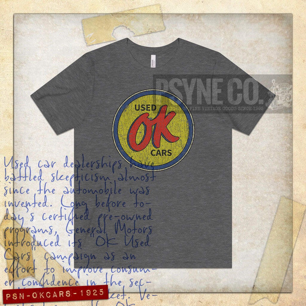 OK Used Cars 1925 Vintage Men’s T-Shirt