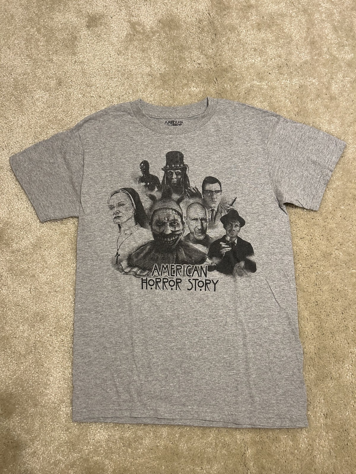 American Horror Story Shirt Mens Small TV Show Horror Villains Graphic Tee FX