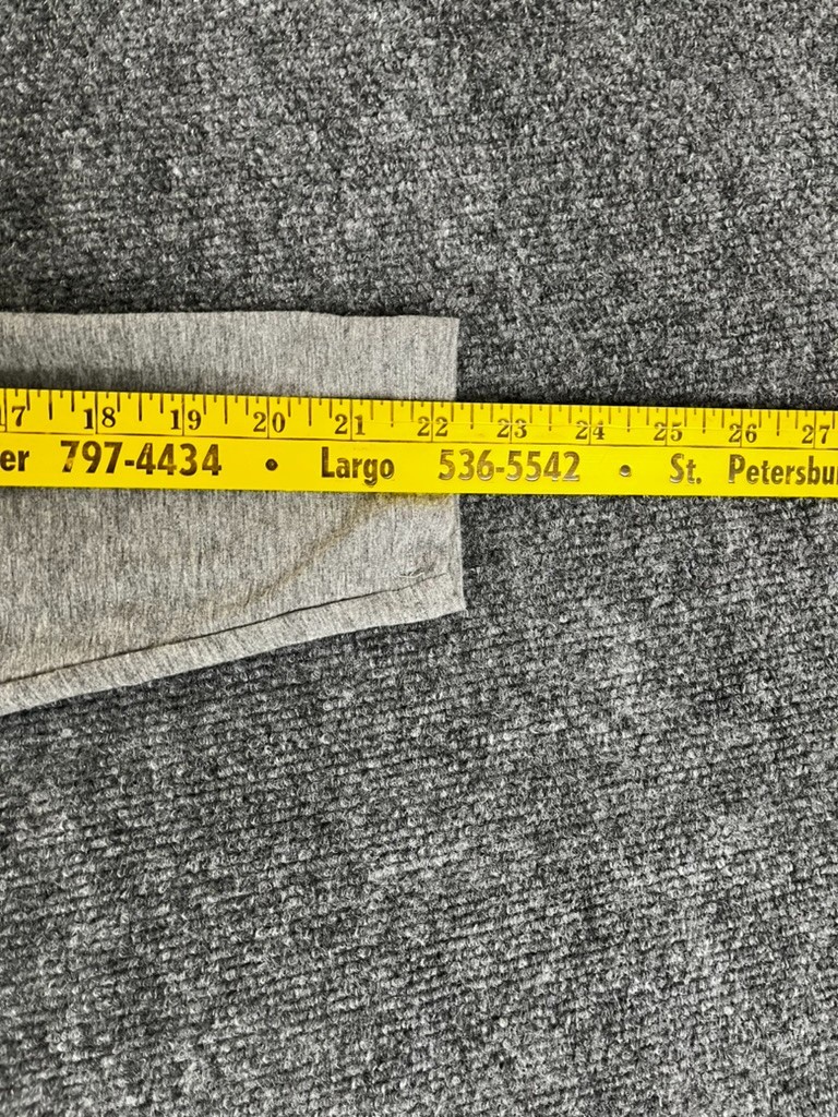 Bylt Gray Drop Cut Hooded Henley Lux Long Sleeve Cotton/Polyester/Spandex Size M