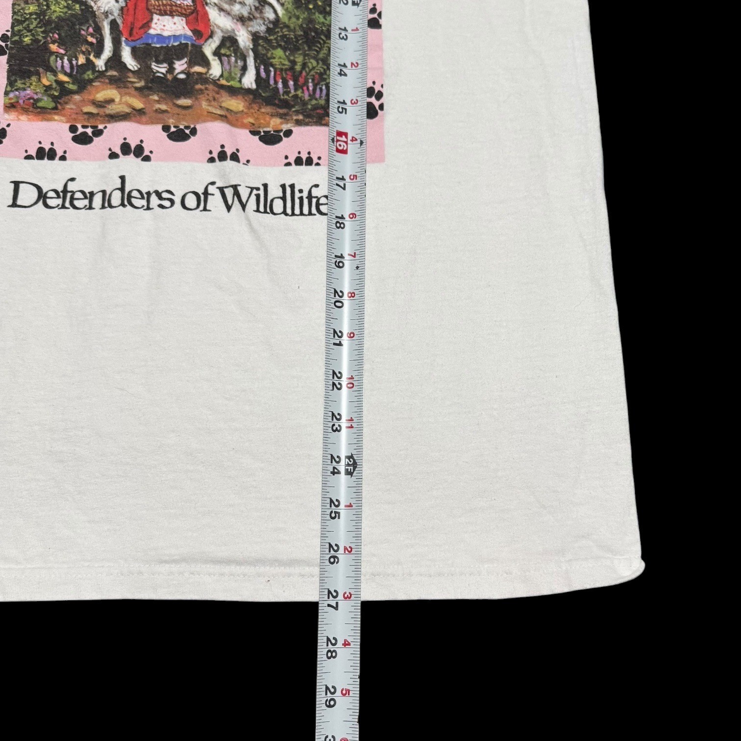 2000s Anvil Restore the Wolf Red Riding Hood Died White Shirt Men’s Large