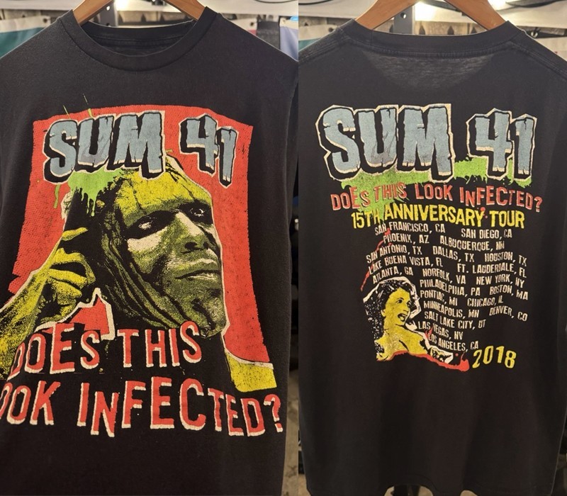 Sum 41 Does This Look Infected 15th Anniversary Tour T-Shirt NH26245