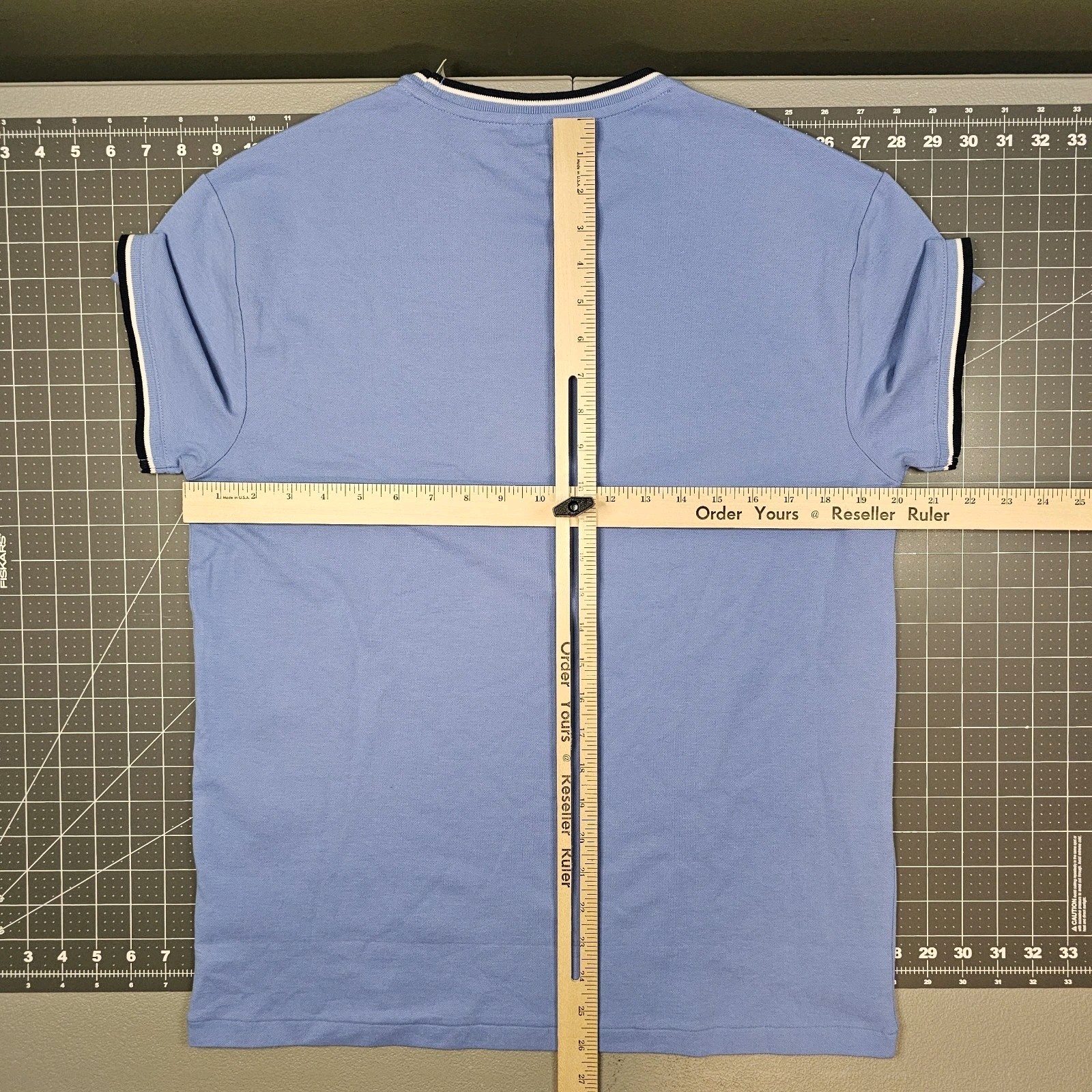 Polo Ralph Lauren Pique Tshirt Small Blue New NWT Ringer Preppy Retro Classic