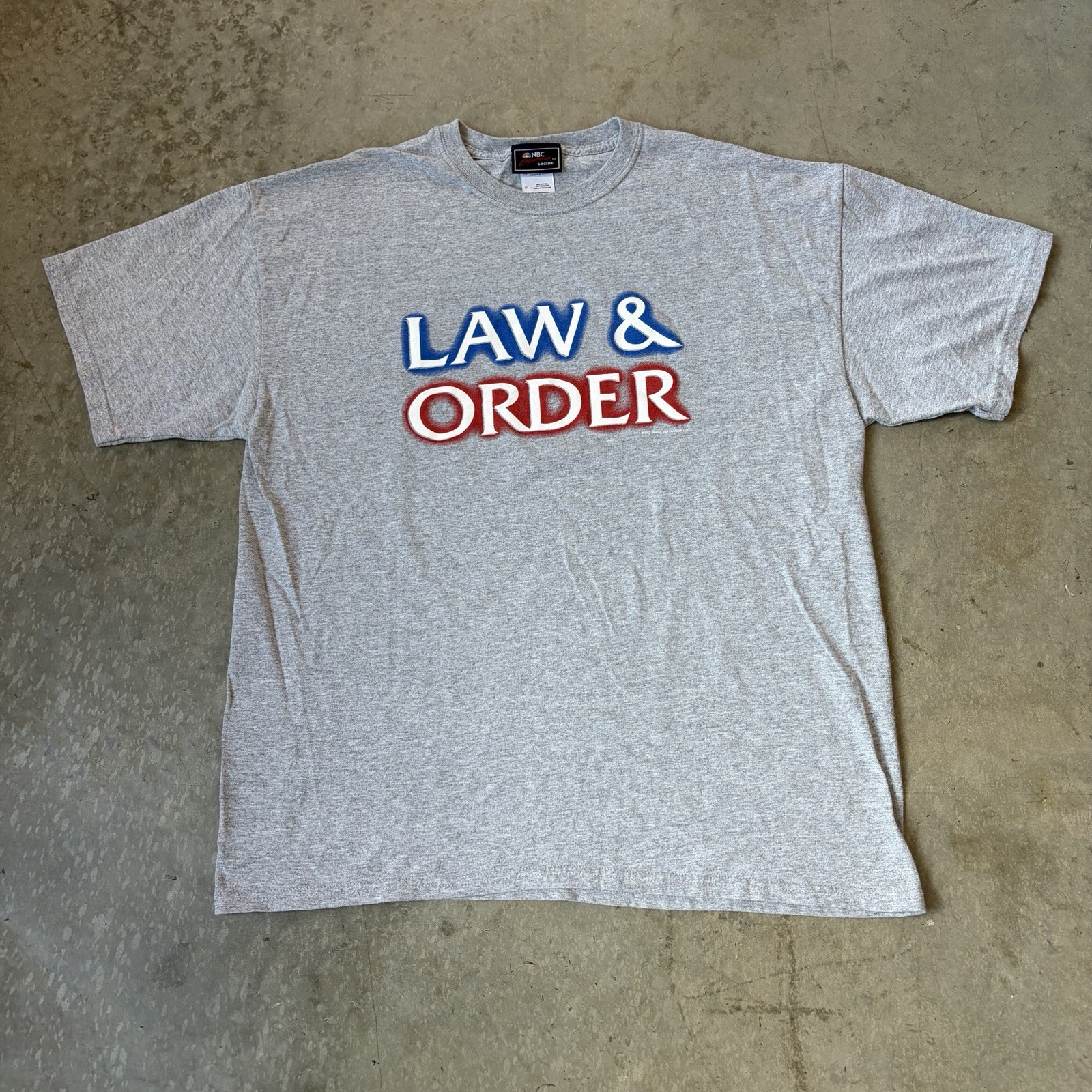 Vintage 2001 Law & Order NBC Experience TV Promo T Shirt Olivia Benson Size XL