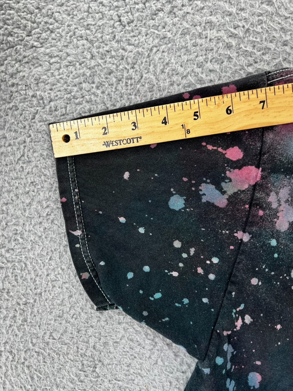 Pink Floyd Men’s Dark Side Of The Moon Prism Splatter Dye Adult T-Shirt Small