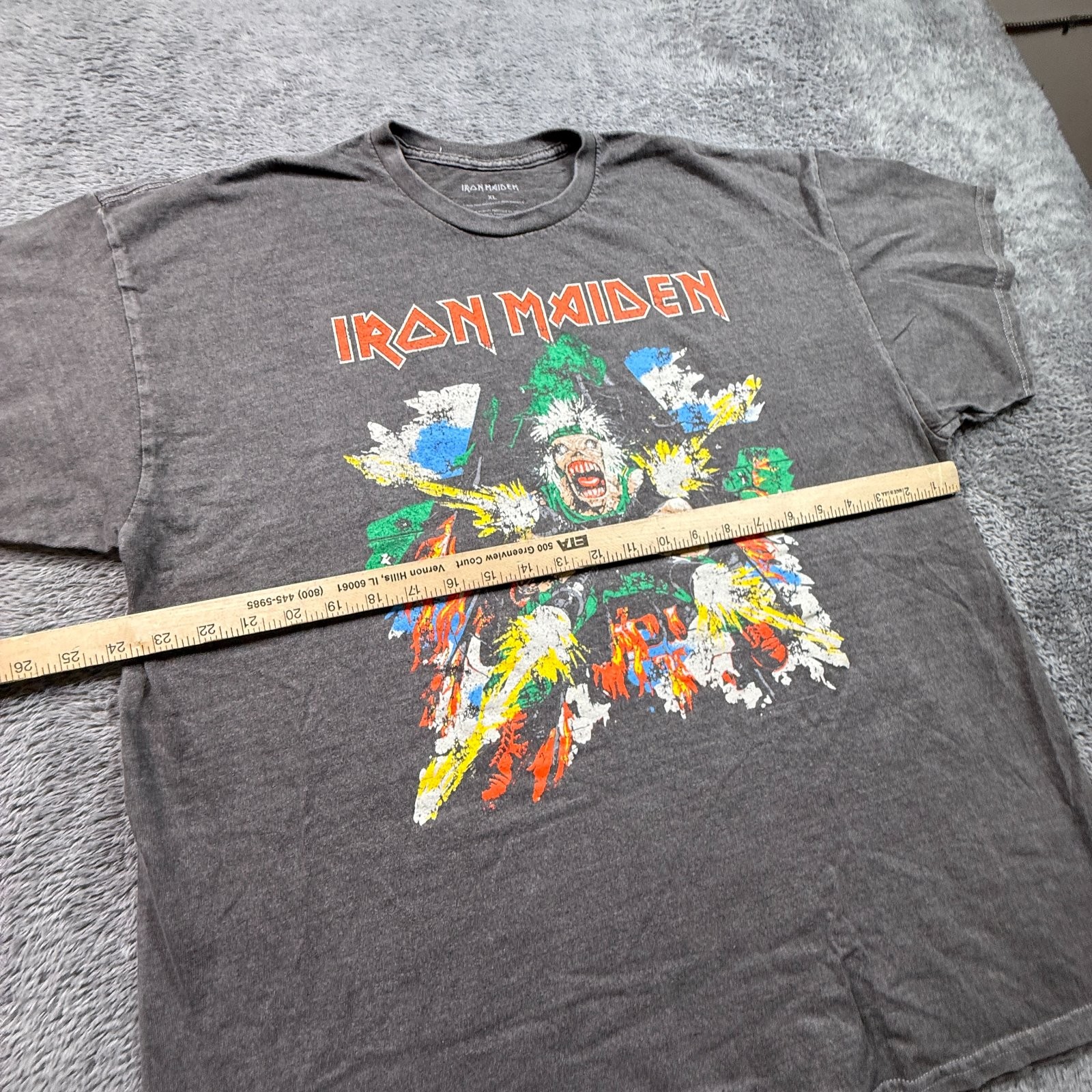 Iron Maiden Tailgunner 2025 Licensed Reissue Band Tee Mens XL Euro Tour