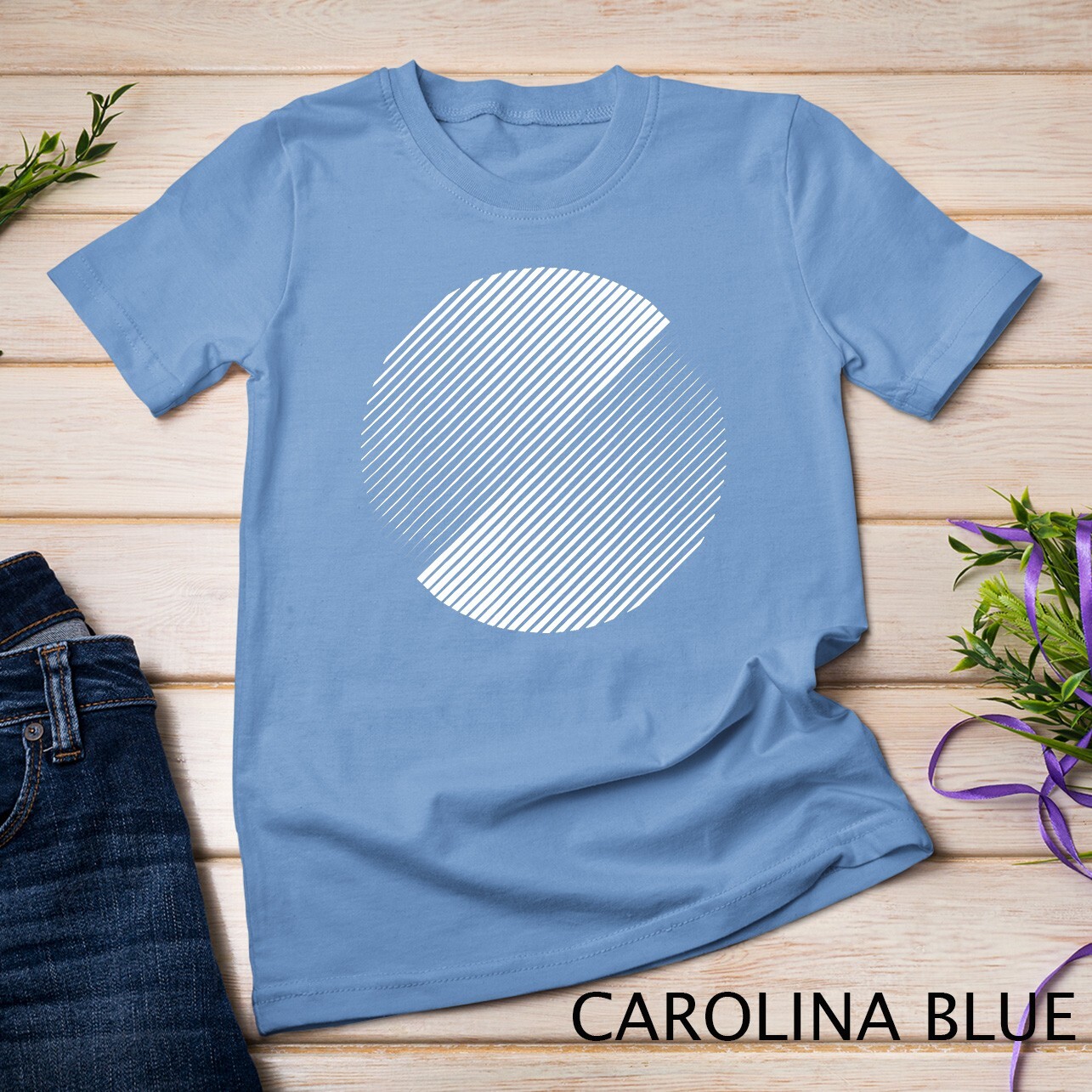 Minimal 20s geometric design primitive white circle shape T-Shirt Unisex T-shirt