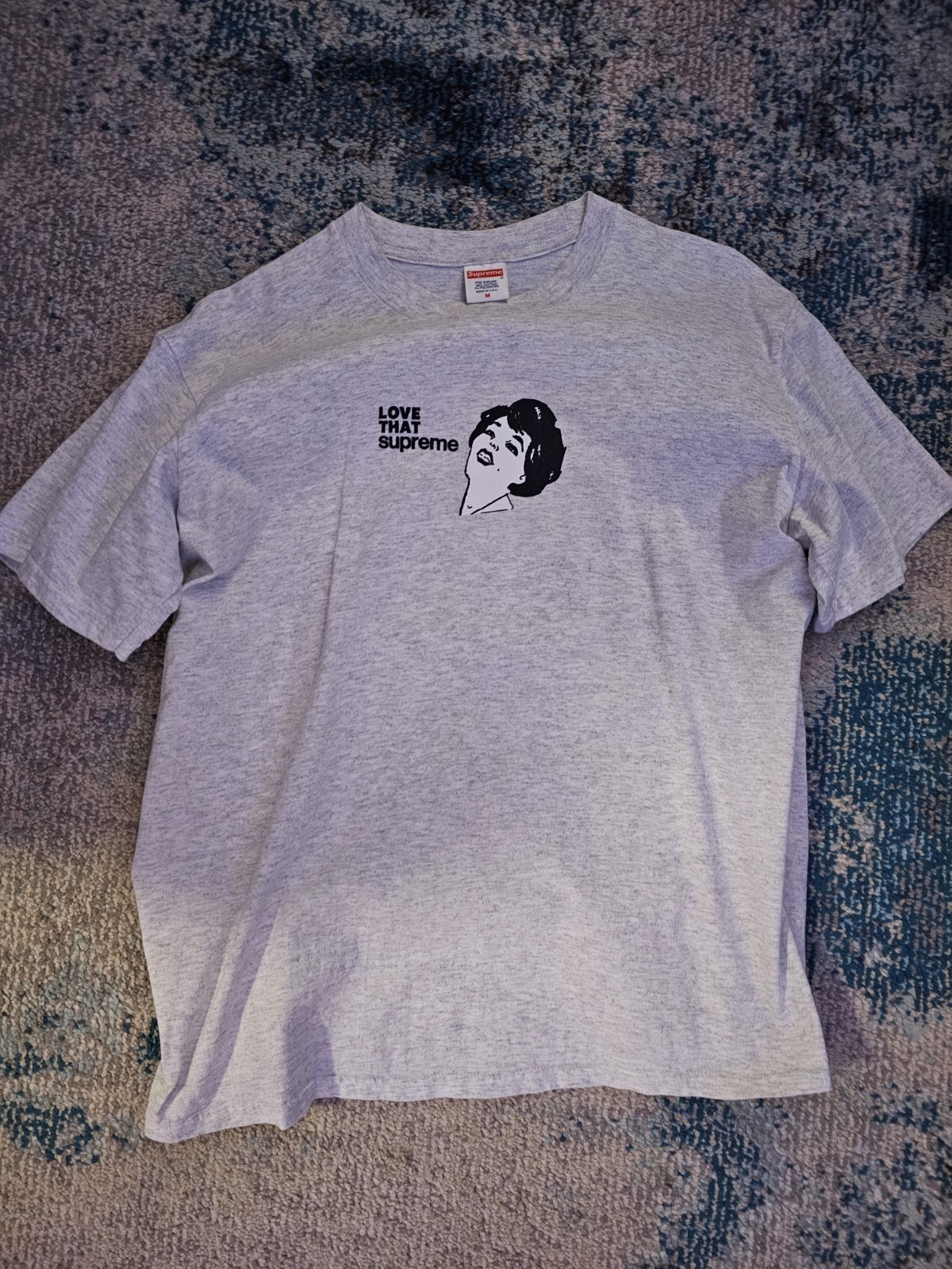 Supreme ‘LOVE THAT SUPREME’ Tee SS22T51 ASH GREY Medium
