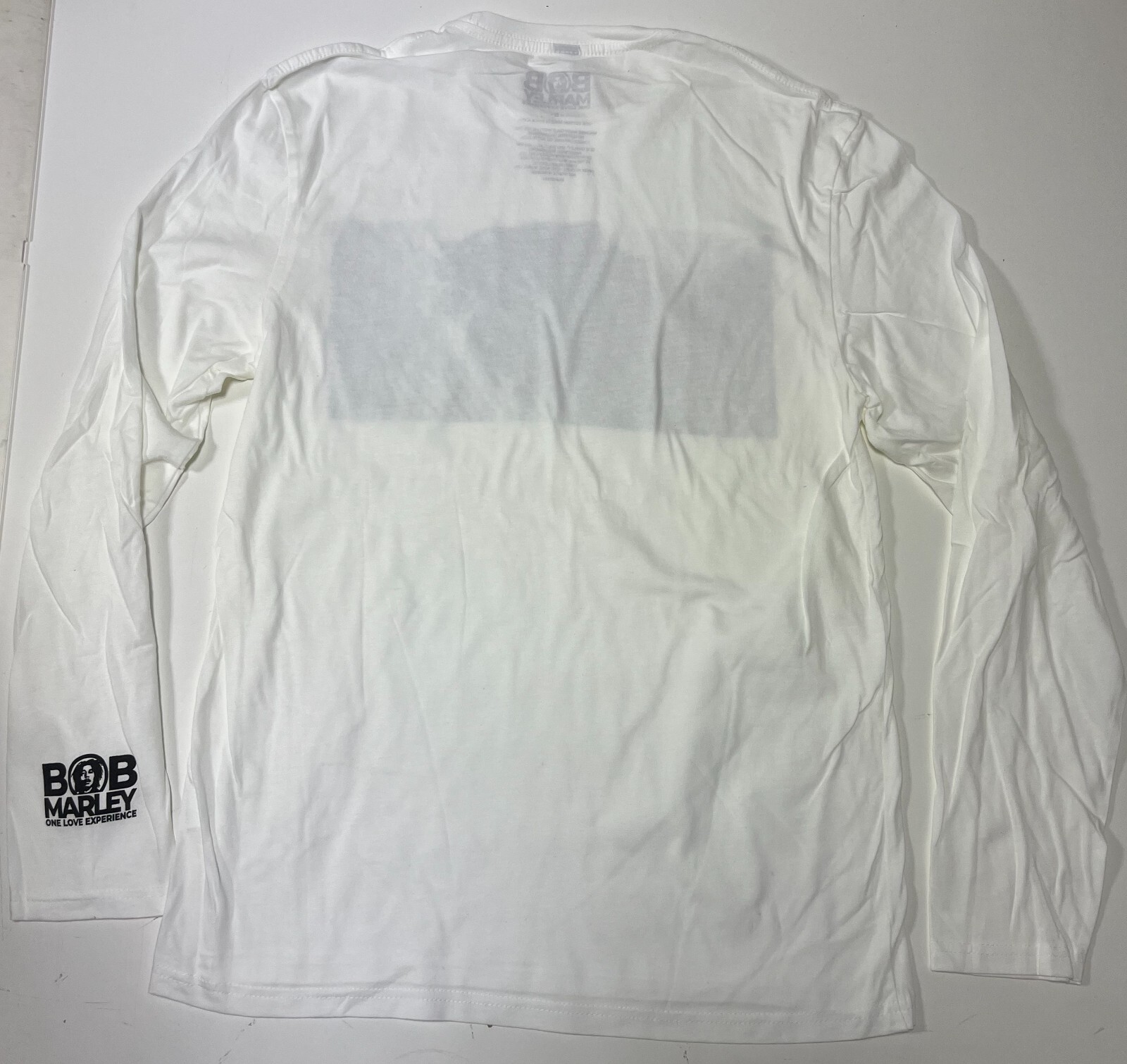 BOB MARLEY ONE LOVE EXPERIENCE Unisex WHITE LONG SLEVEE Tee T-Shirt ORIGINAL NEW