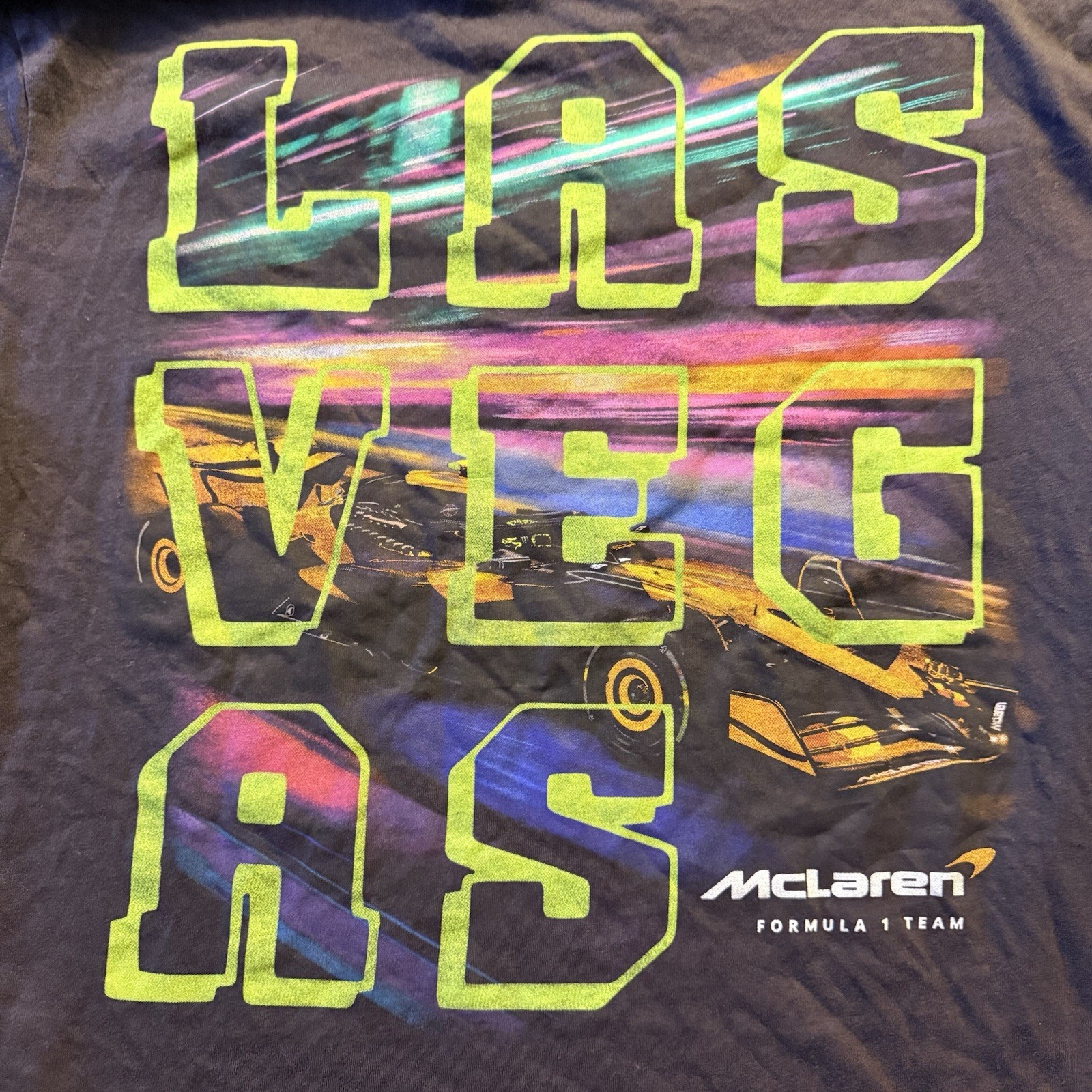 McLaren Formula 1 Team Shirt Hollister XS Las Vegas Graphic Tee F1 Racing NWT