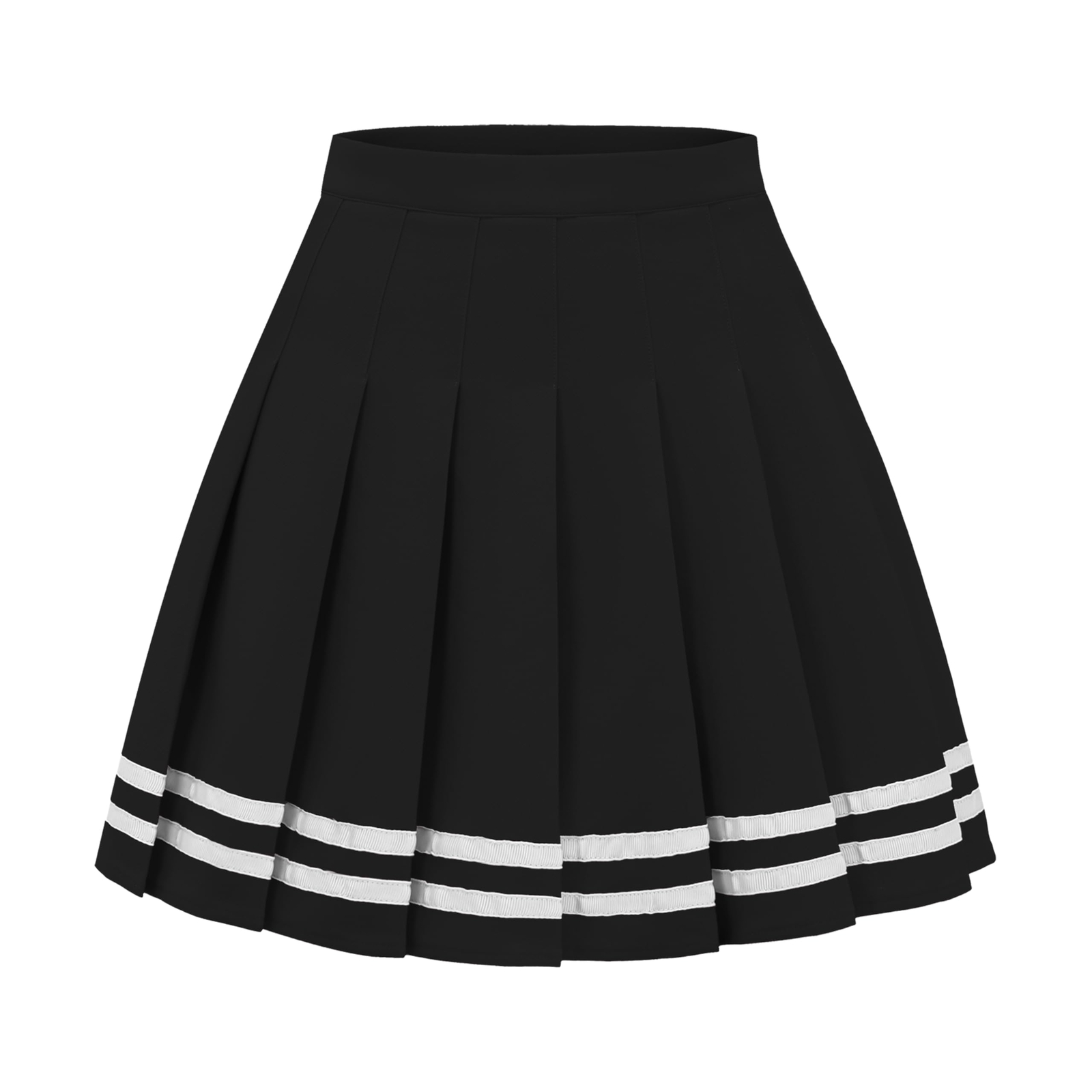 Women Pleated Skirt A-Line Short Mini Basic Skirt School Uniform Cheerleader …
