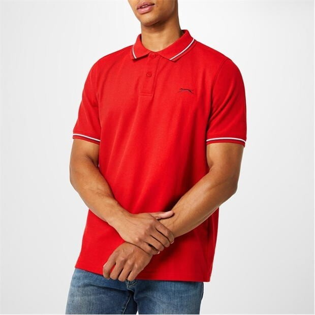 SLAZENGER POLO SHIRT T SHIRT PIQUE GOLF TENNIS S M L XL XXL 2XL 3XL 4XL