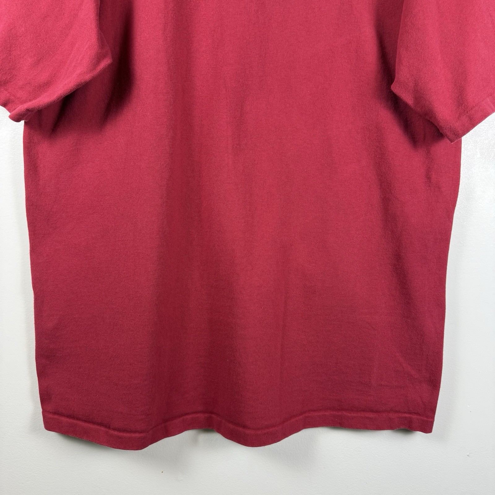 VTG Alabama Crimson Tide Gothic Embroidered Single Stitch Tshirt Size XL Red USA