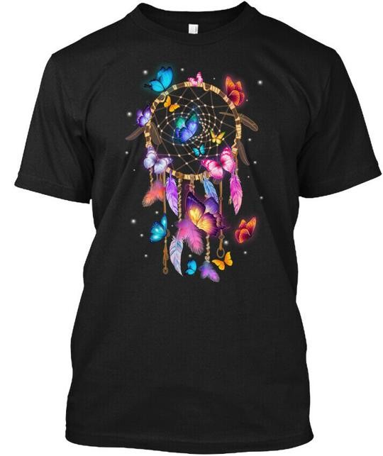 Butterfly- Dreamcatchernew T-Shirt Made in the USA Size S to 5XL