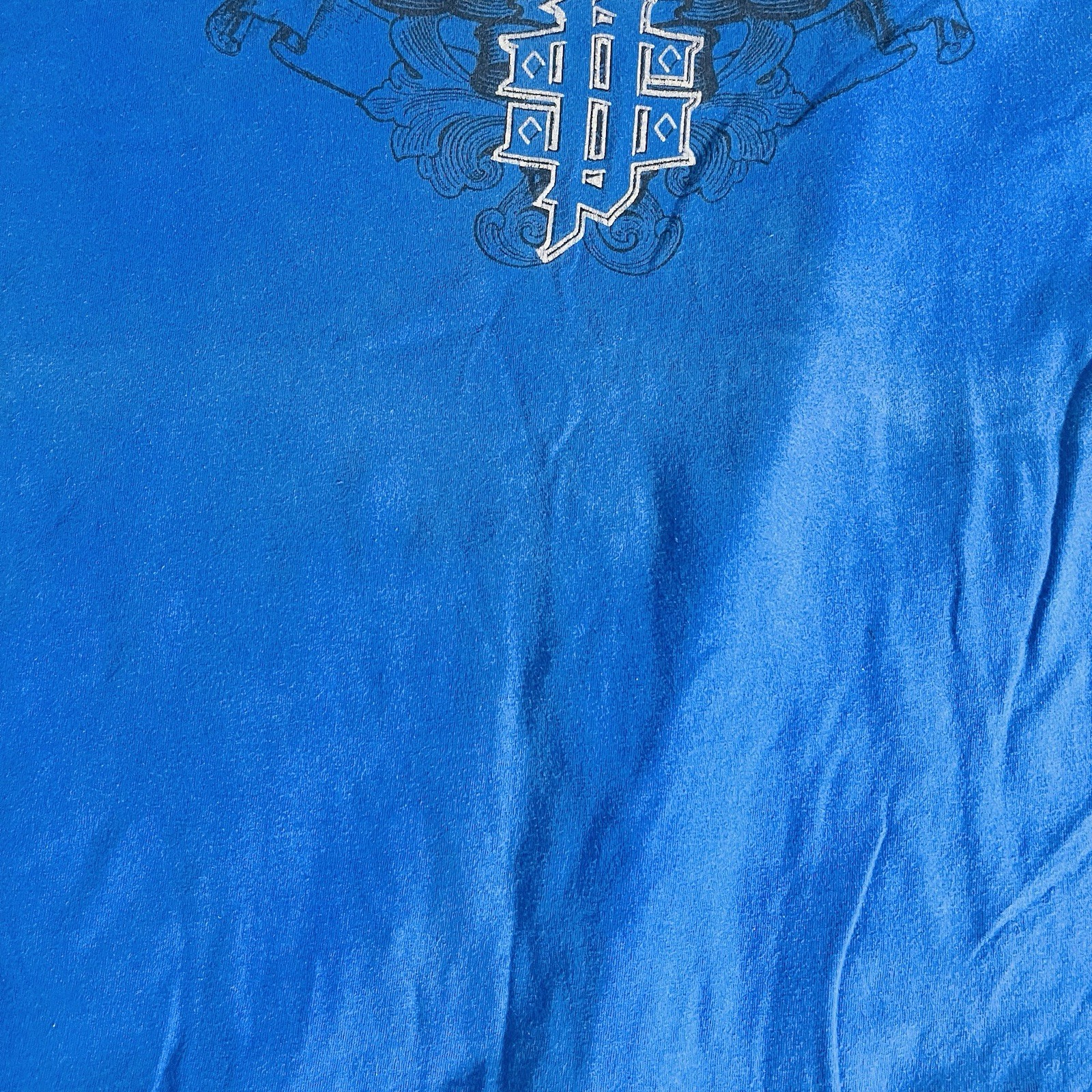 Y2K Distressed Men’s Southpole Graphic T-Shirt Grunge Gothic Streetwear Size XL