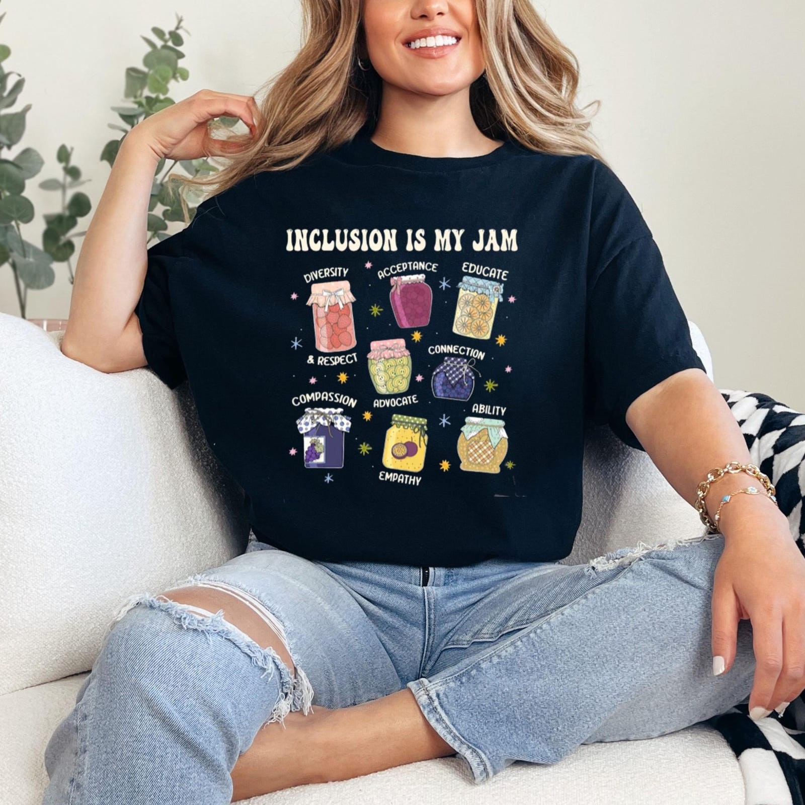 #32 Inclusion Is My Jam Shirt,Special Education Teacher Shirt, Autism Teacher