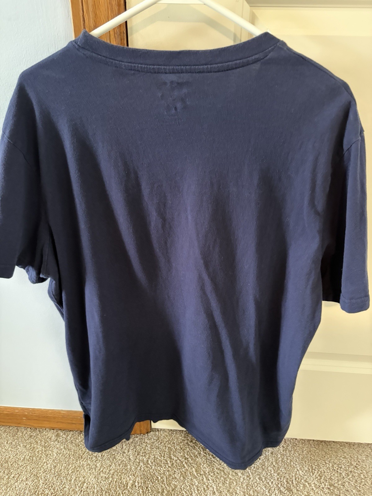 FIFA World Cup Qatar 2022 USA Flag Graphic Logo Blue Men’s Crew Neck T-Shirt XL