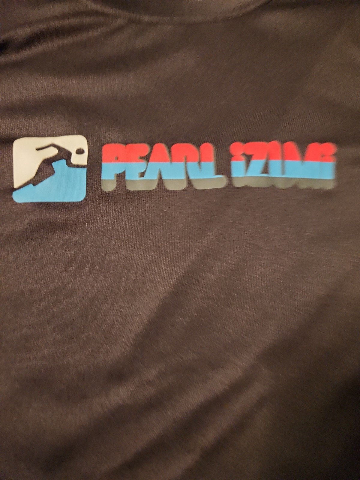 Pearl Izumi Logo Black Microfiber Athletic T-shirt Mens XL