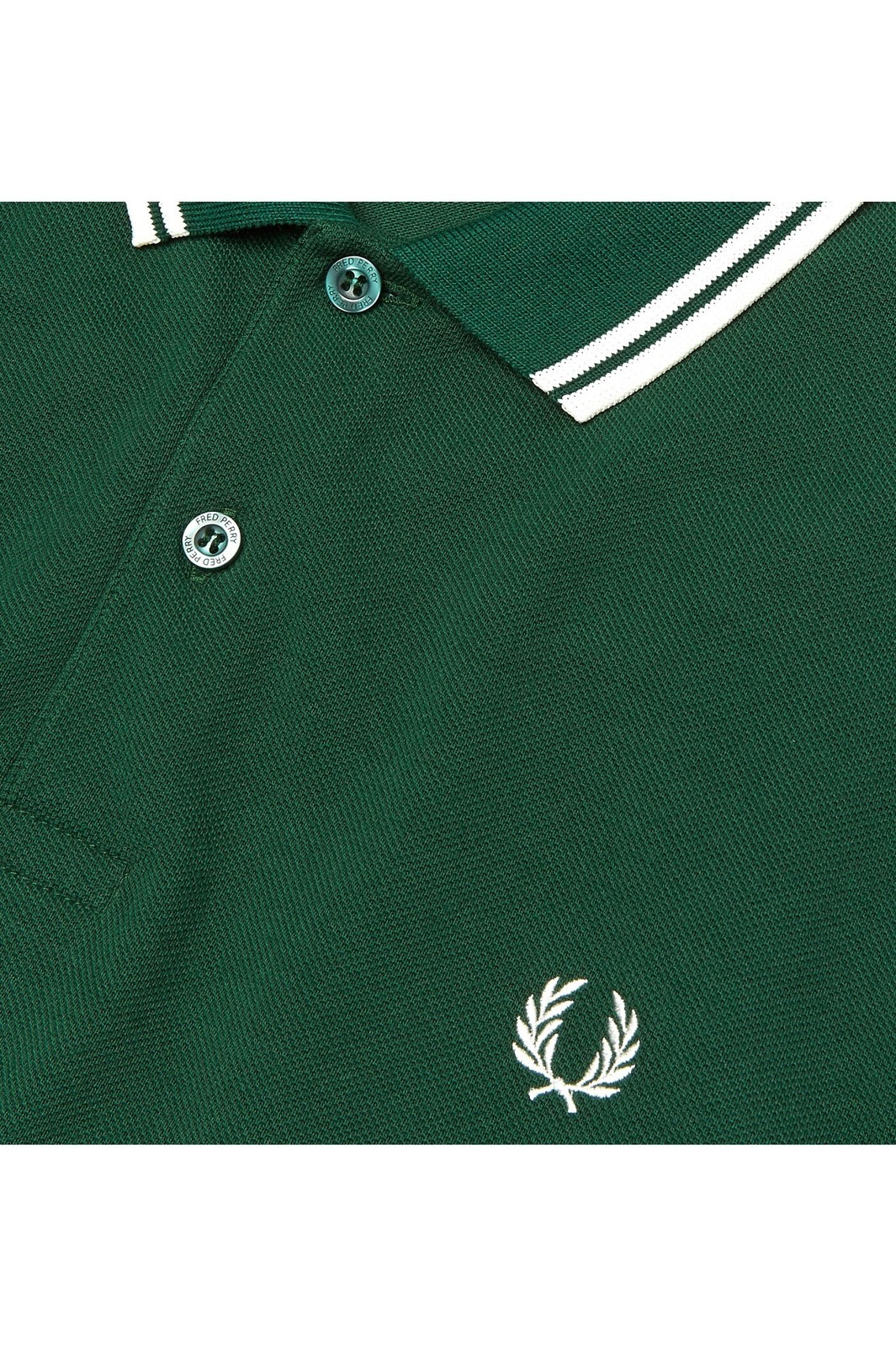 Fred Perry Polo Shirt Slim Fit Pique Twin tipped