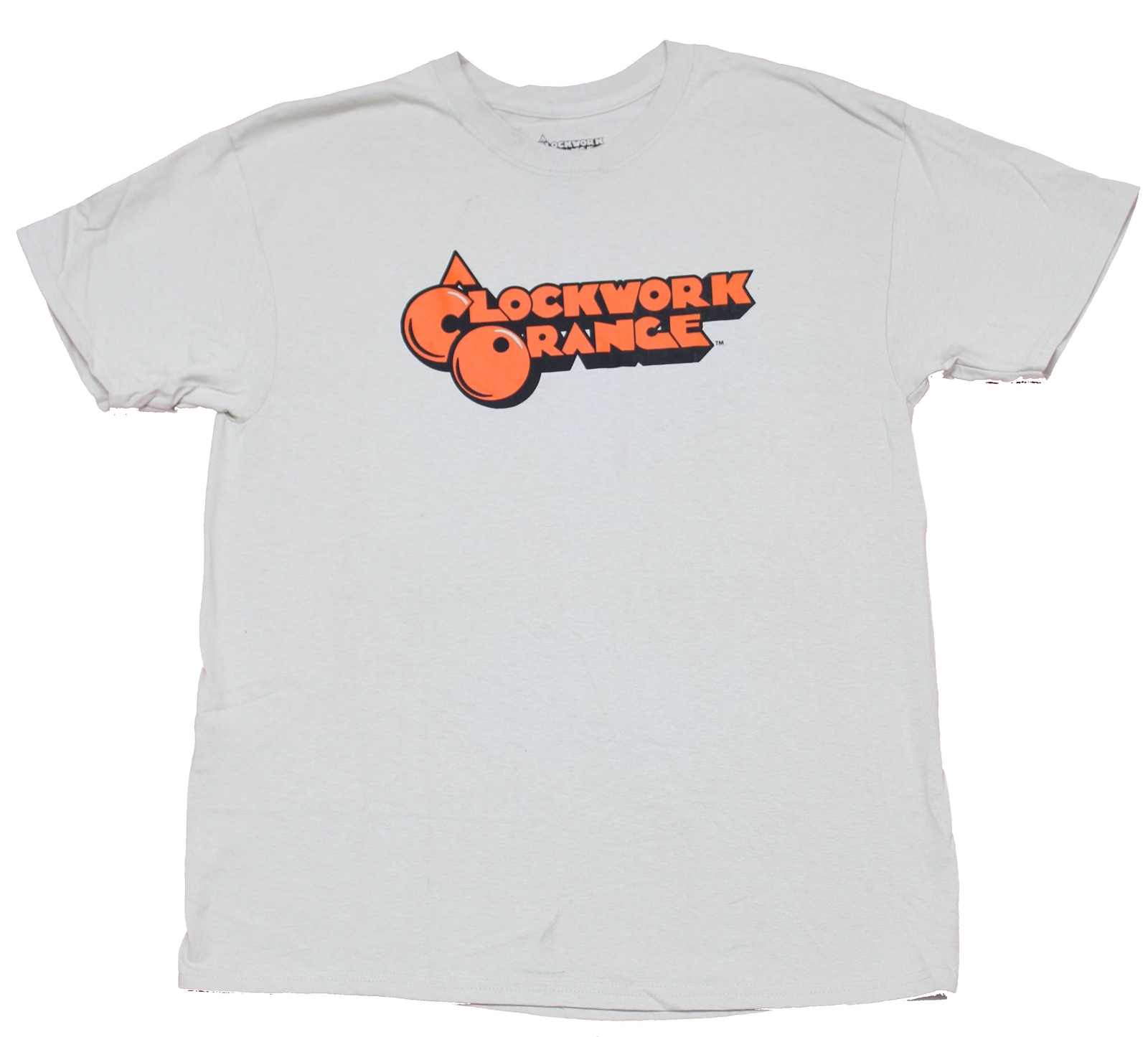 A Clockwork Orange Adult New T-Shirt – Word Logo Front & Kanji Poster Back
