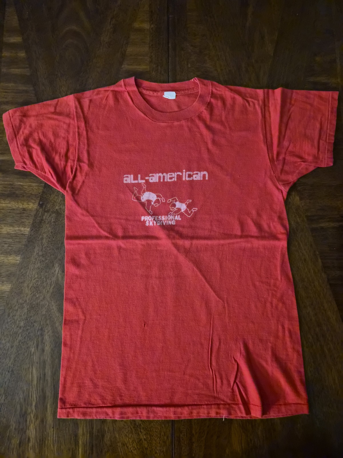 Vintage Late 1970s Early 80s AMERICAN SKYDIVING PROFESSIONAL Shirt Froot ofLoom