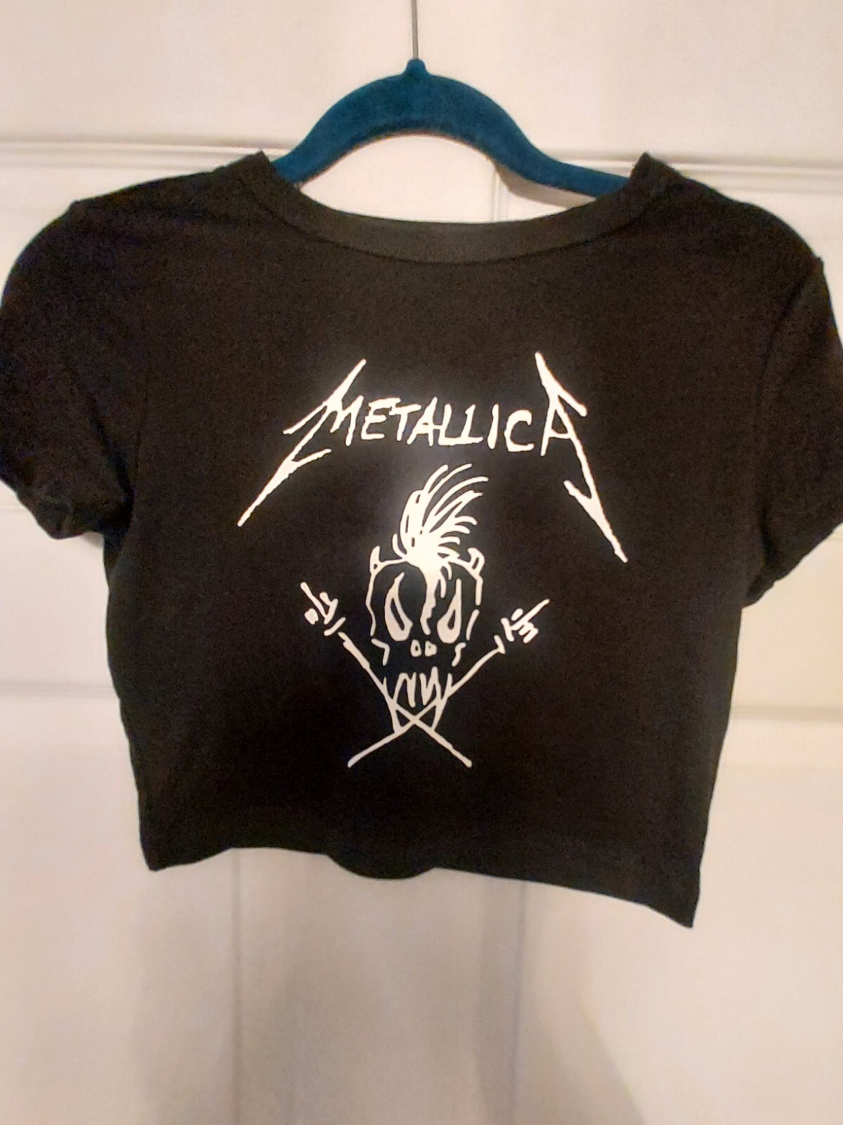 Metallica Baby Tee METALLICA crop Top Metallica Cropped Shirt Womens Pick Size