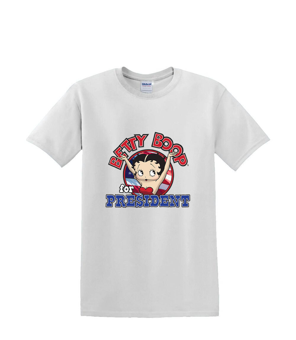 T-Shirt S to 2XL 3XL – BETTY BOOP -for PRESIDENT – Fun Humor Adult