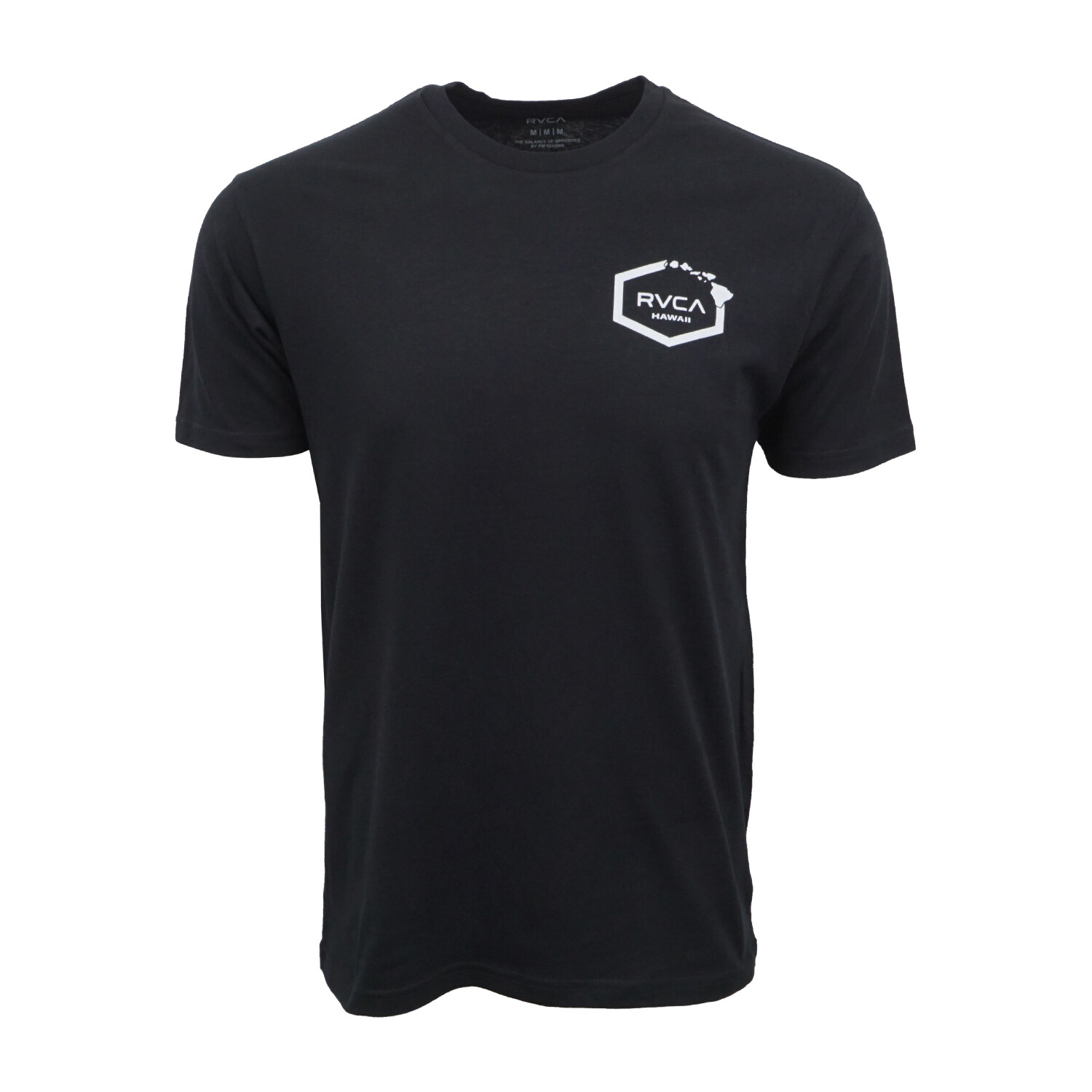 RVCA HAWAII ISLAND MENS T SHIRT BLACK