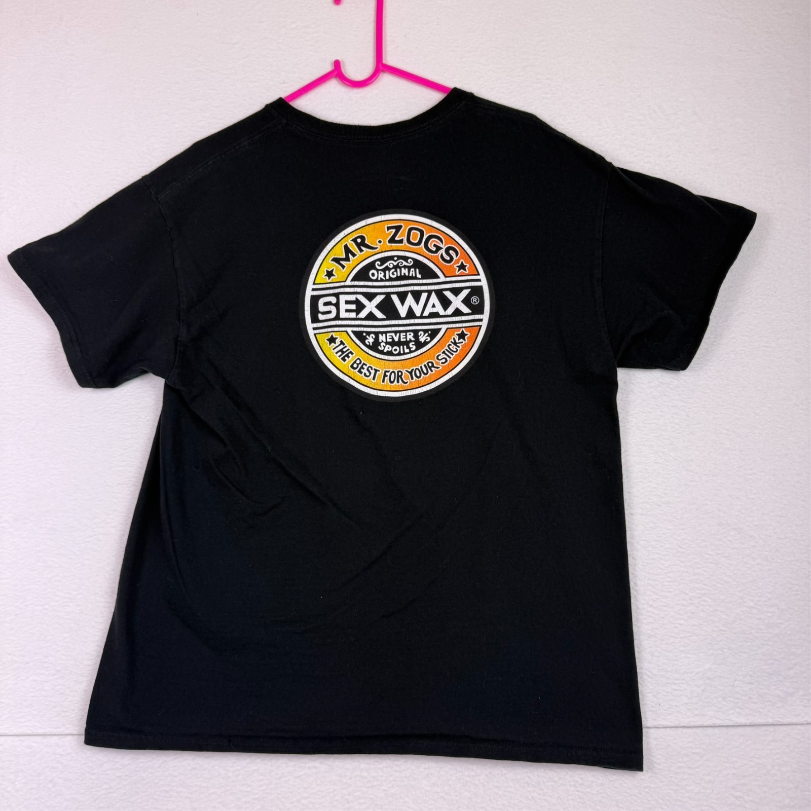 Mr. Zog’s Sex Wax Surfing T-shirt Mens Size Large Surf Shirt Best For Your Stick