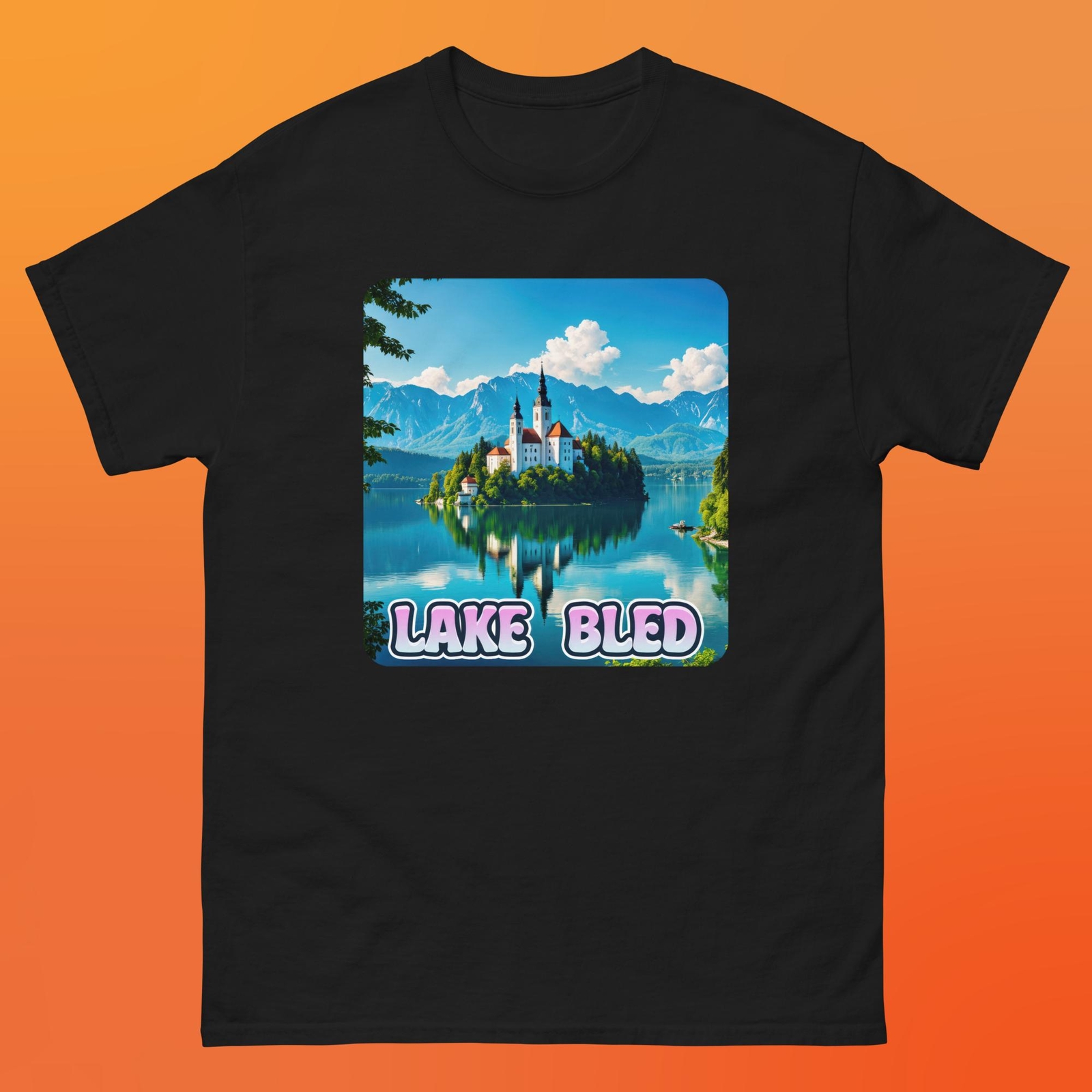 Lake Bled Slovenia – Unisex Short Sleeve T-Shirt