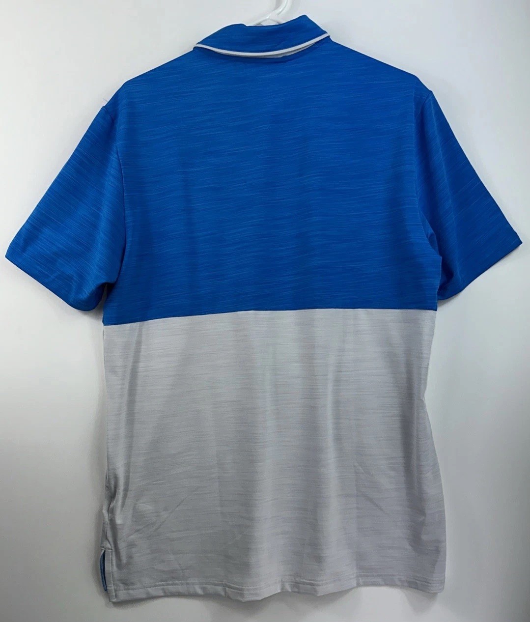 NWT Adidas Golf Men’s Medium Ultimate 365 Polo Blue White Stretch Polo $65