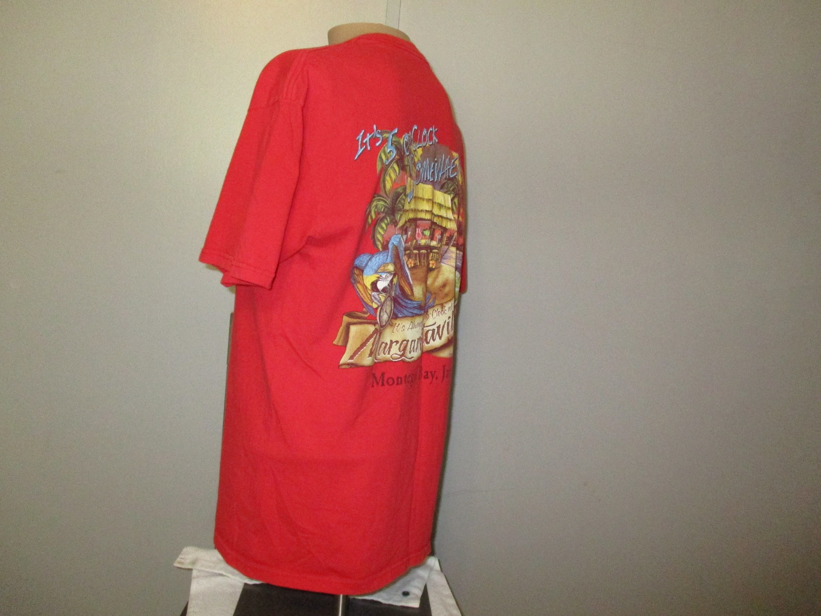 VINTAGE MARGARITAVILLE IT’S 5 O’CLOCK SOMEWHERE GRAPHIC T SHIRT LARGE FREE SHIP