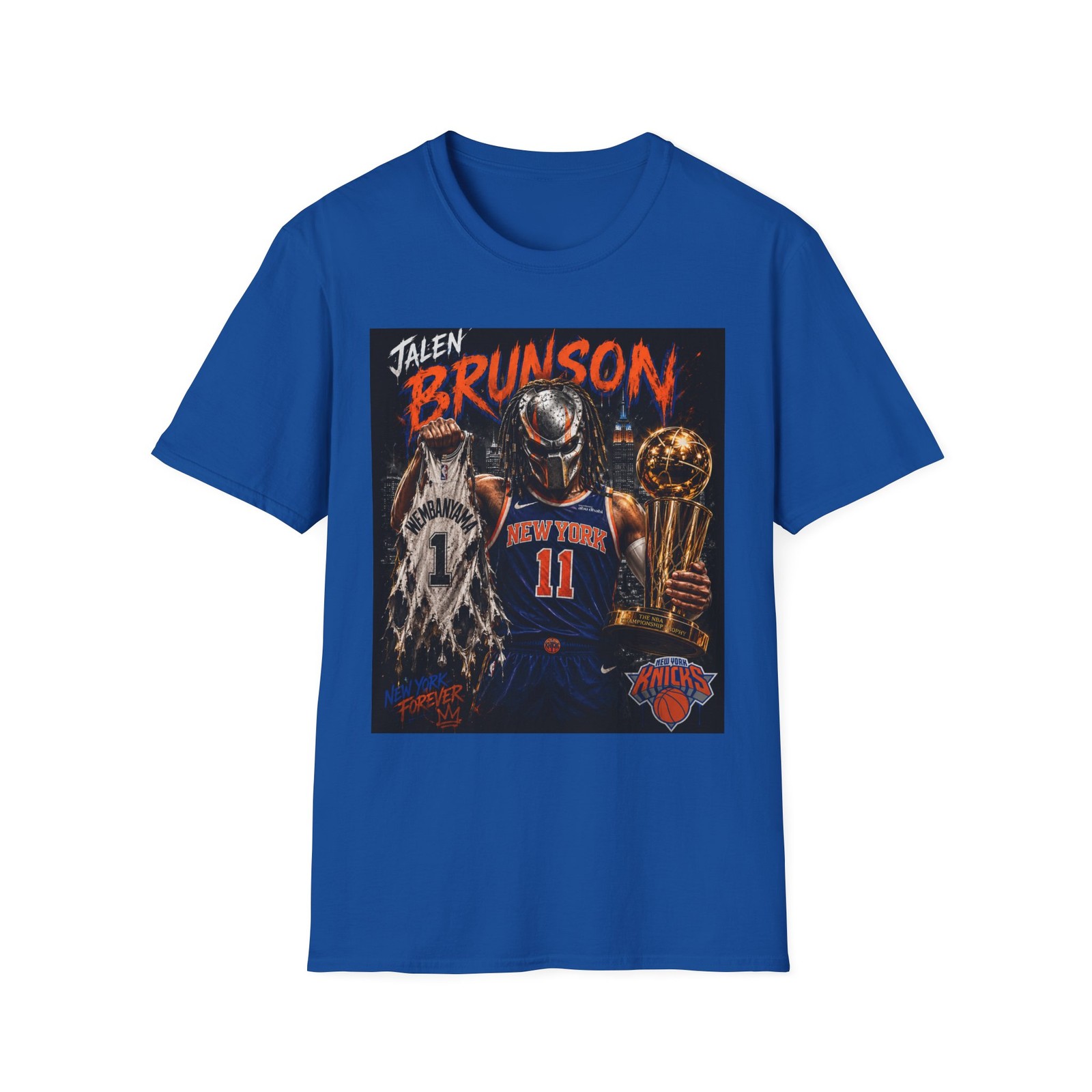 Jalen Brunson Preditor New York Knicks shirt (READ DESCRIPTION)