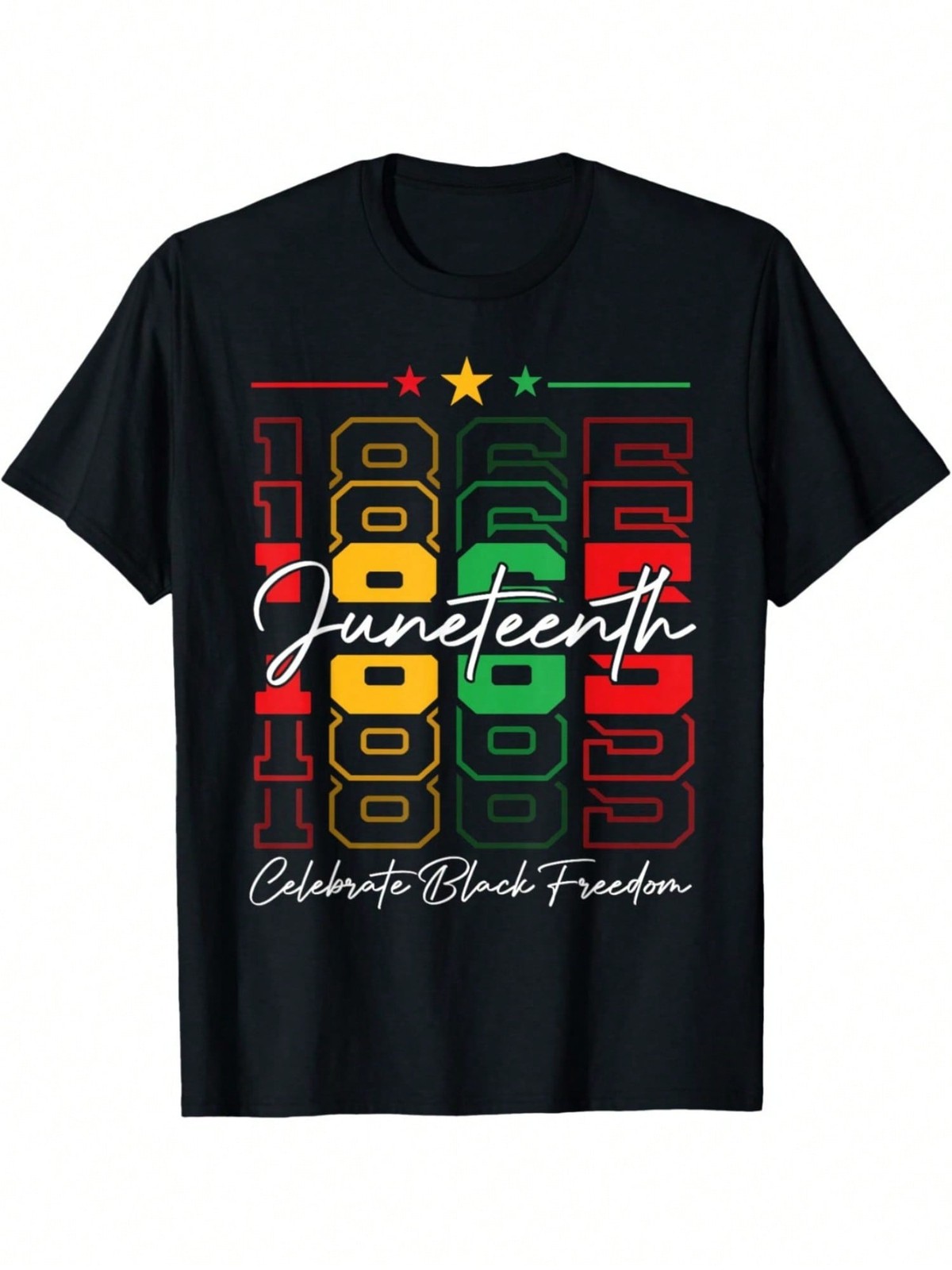 Juneteenth 1865 Celebration T-Shirt – Casual Tee With Juneteenth 1865 Graphic