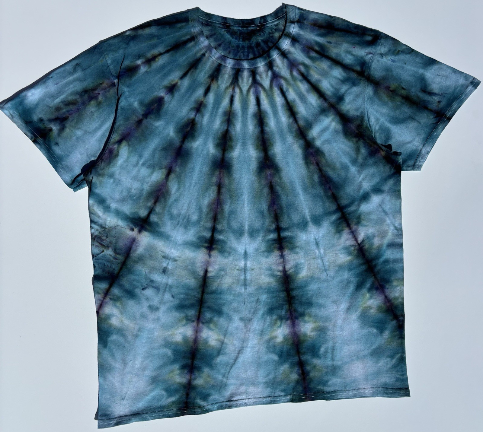 Handmade Ice Tie Dye Adult T-Shirt Unisex Size XL Multicolored Gildan Tee NEW