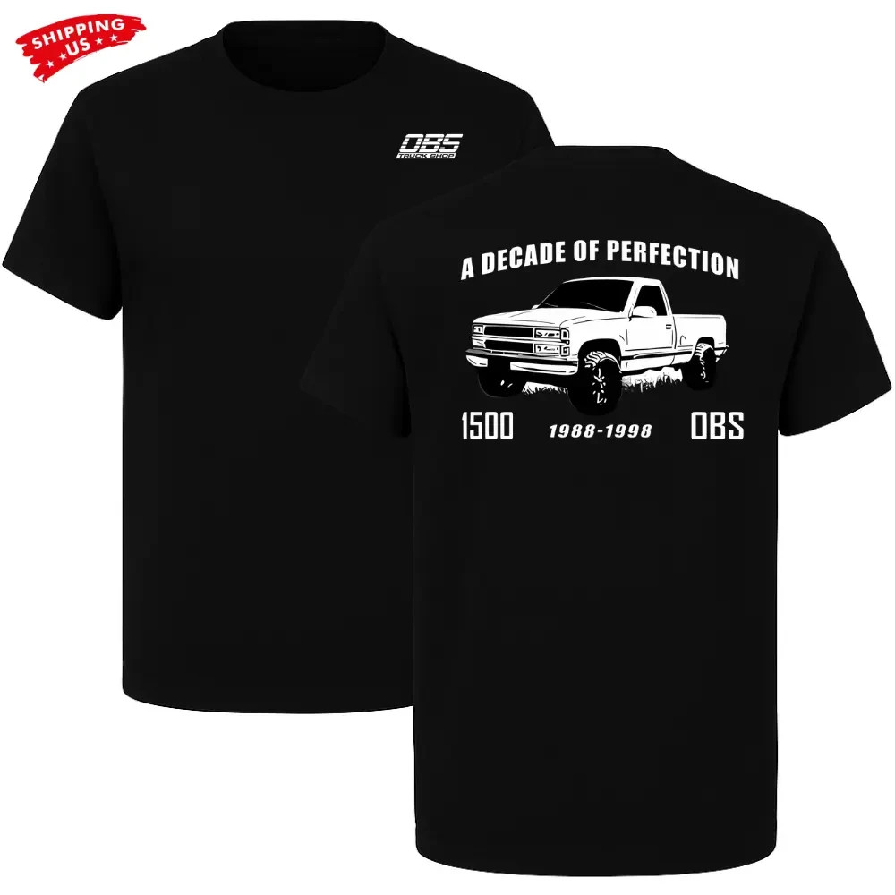 OBS 1988 1998 Decade of Perfection T Shirt, Vintage Chevy 1500 Truck Graphic Tee