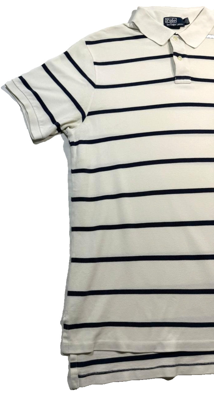 Polo Ralph Lauren Classic Fit Soft Cotton Polo Shirt in White M