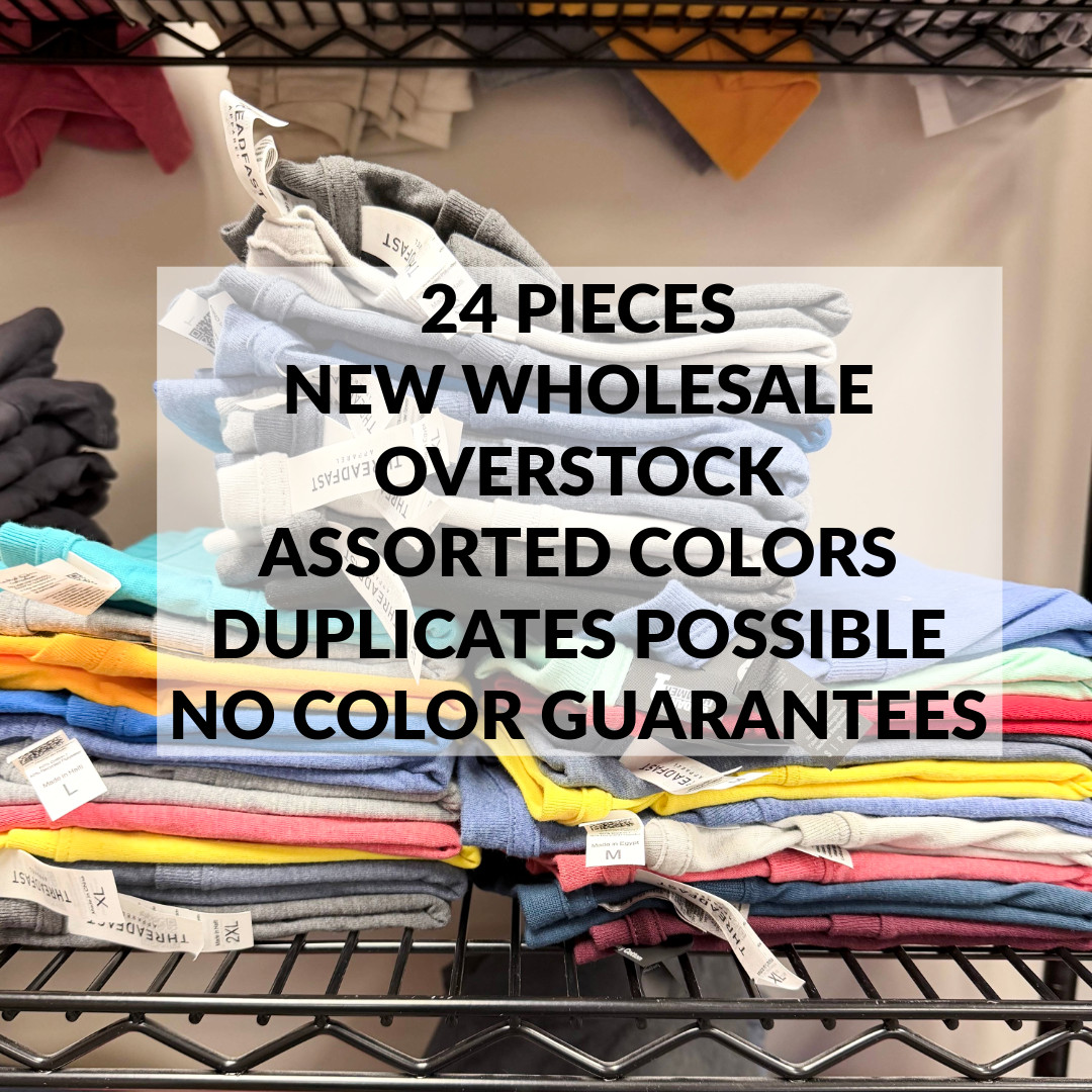 24 Blank T-Shirts Wholesale Bulk $2.29 Each Print Ready HTV DTF