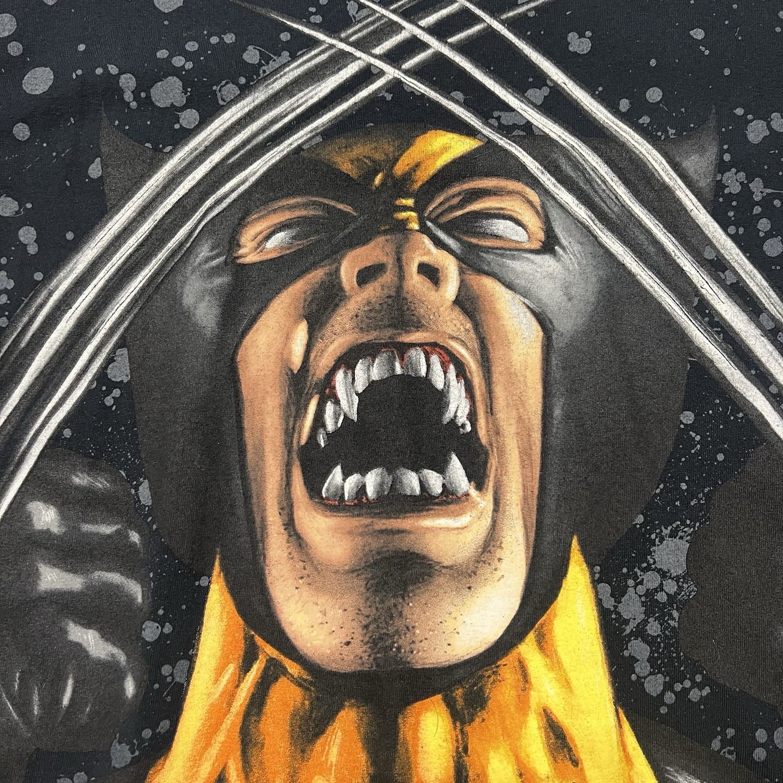 Marvel Mad Engine Wolverine T Shirt Sz M Black X-Men Graphic Tee Vintage 2000’s