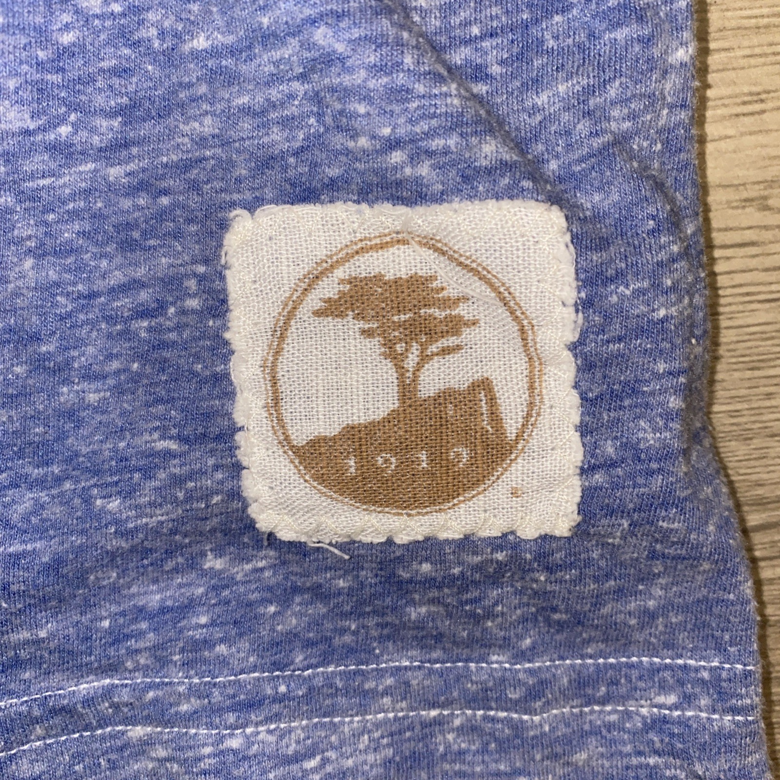 Pebble Beach Golf Course T-Shirt Large Heather Blue Original Retro Brand Tee