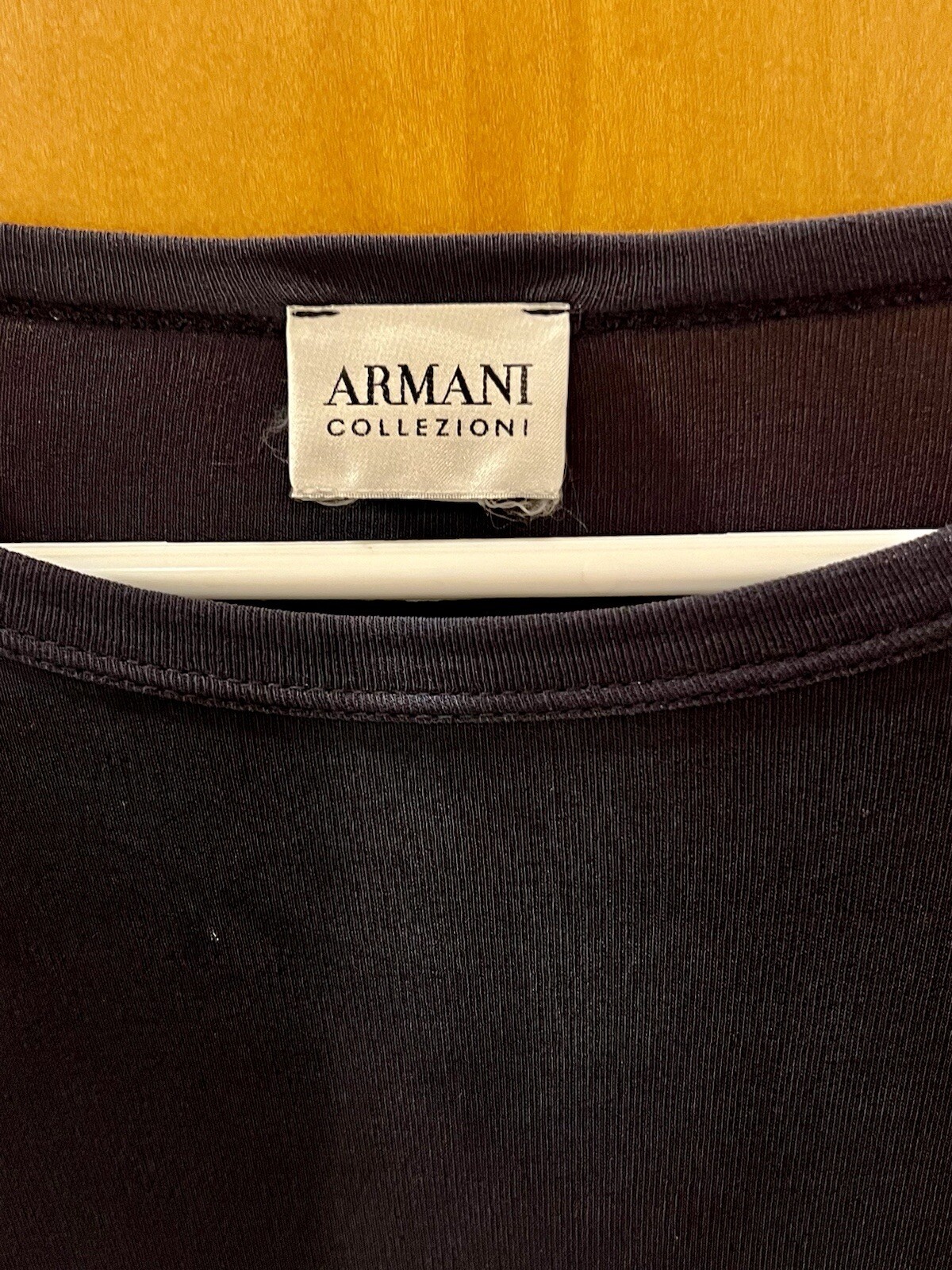 Lot of Three (3) ARMANI EXCHANGE COLLEZIONI T-Shirts Cotton, Nylon Black Armani