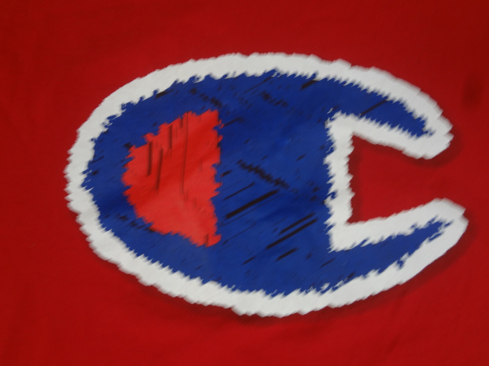CHAMPION SPORTSWEAR LARGE C LOGO – RED 2XLT T-SHIRT J768