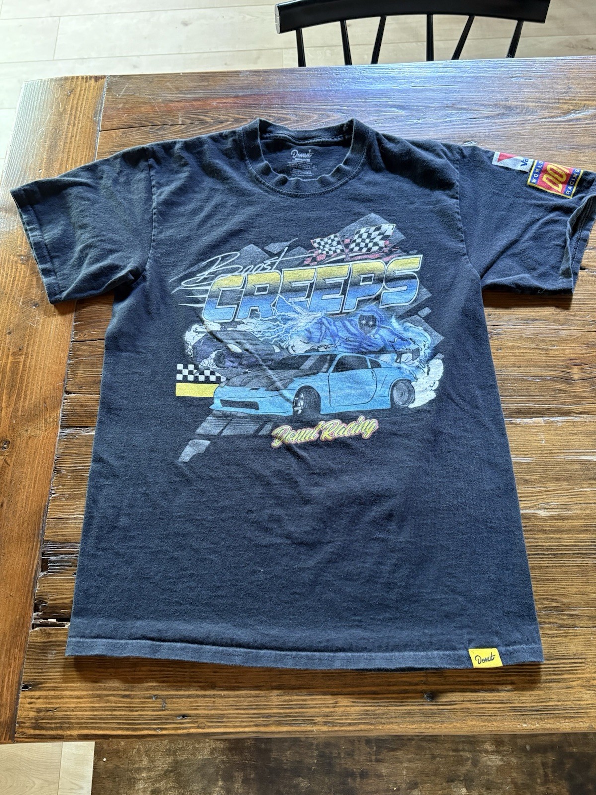 Donut Racing Boost Creeps Men’s Black Medium Tee