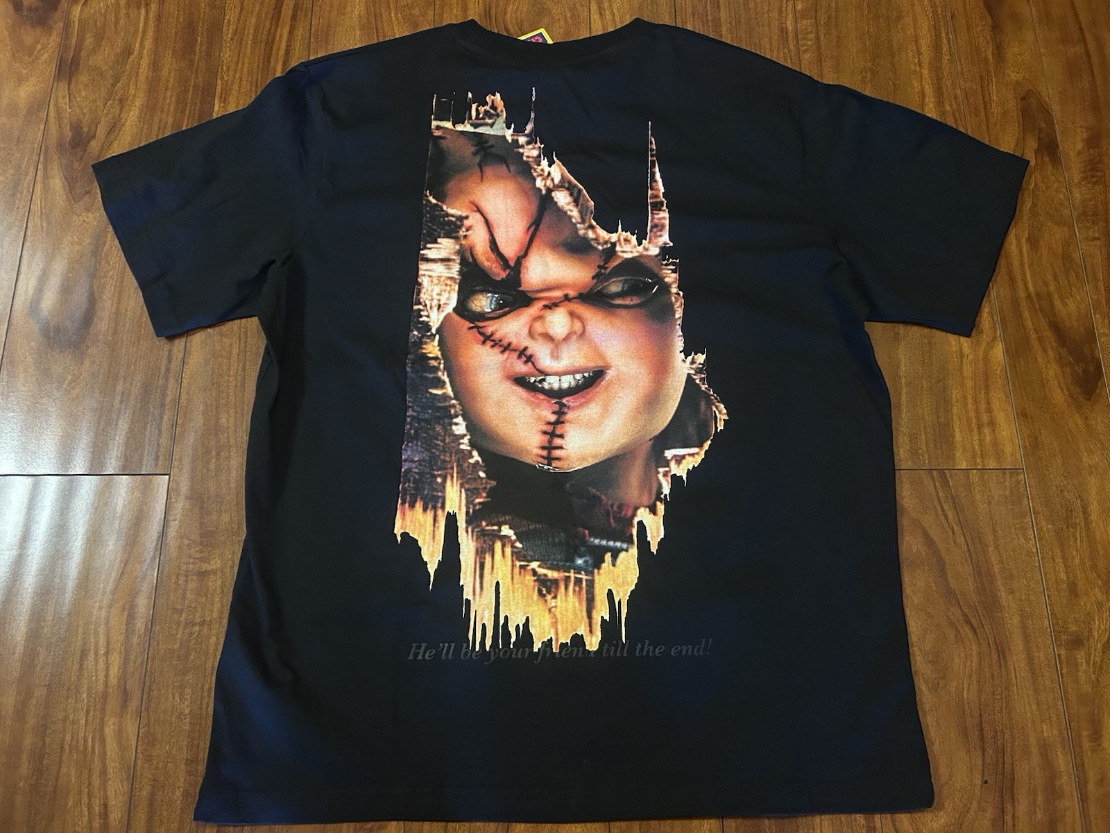 Chucky Childs Play Get The Strap Gun X Shoe Palace SP T Shirt M