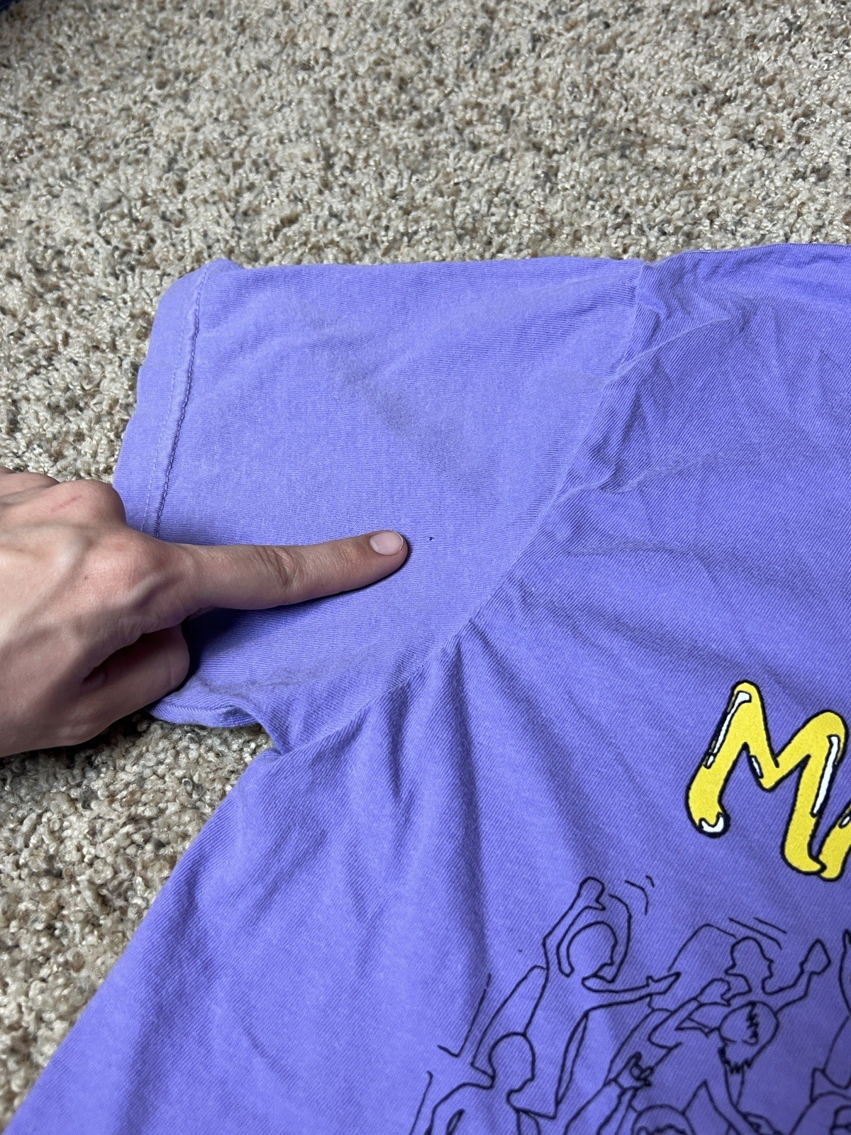 AJR THE MAYBE MAN TOUR 2024 Purple Unisex TShirt (size Medium)