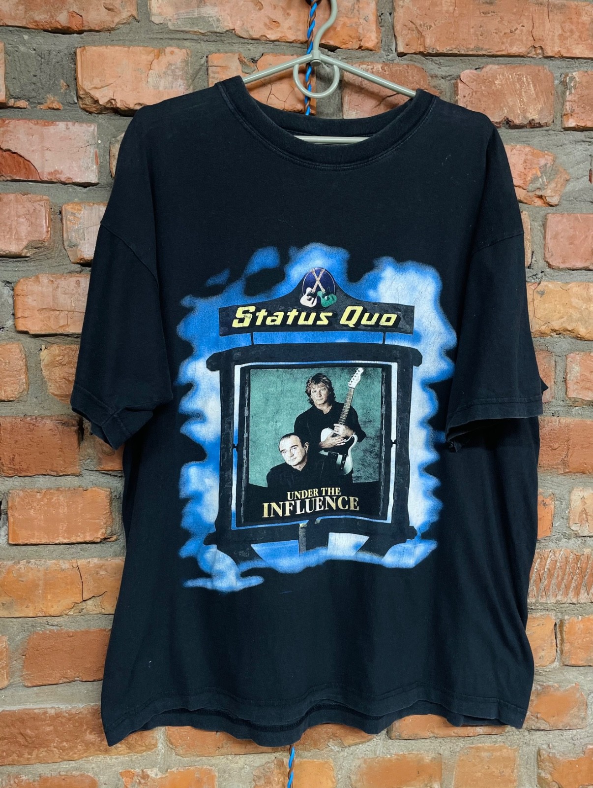 Vintage Status Que 1999 Under the Influence Tour Band T-Shirt Men’s Size L