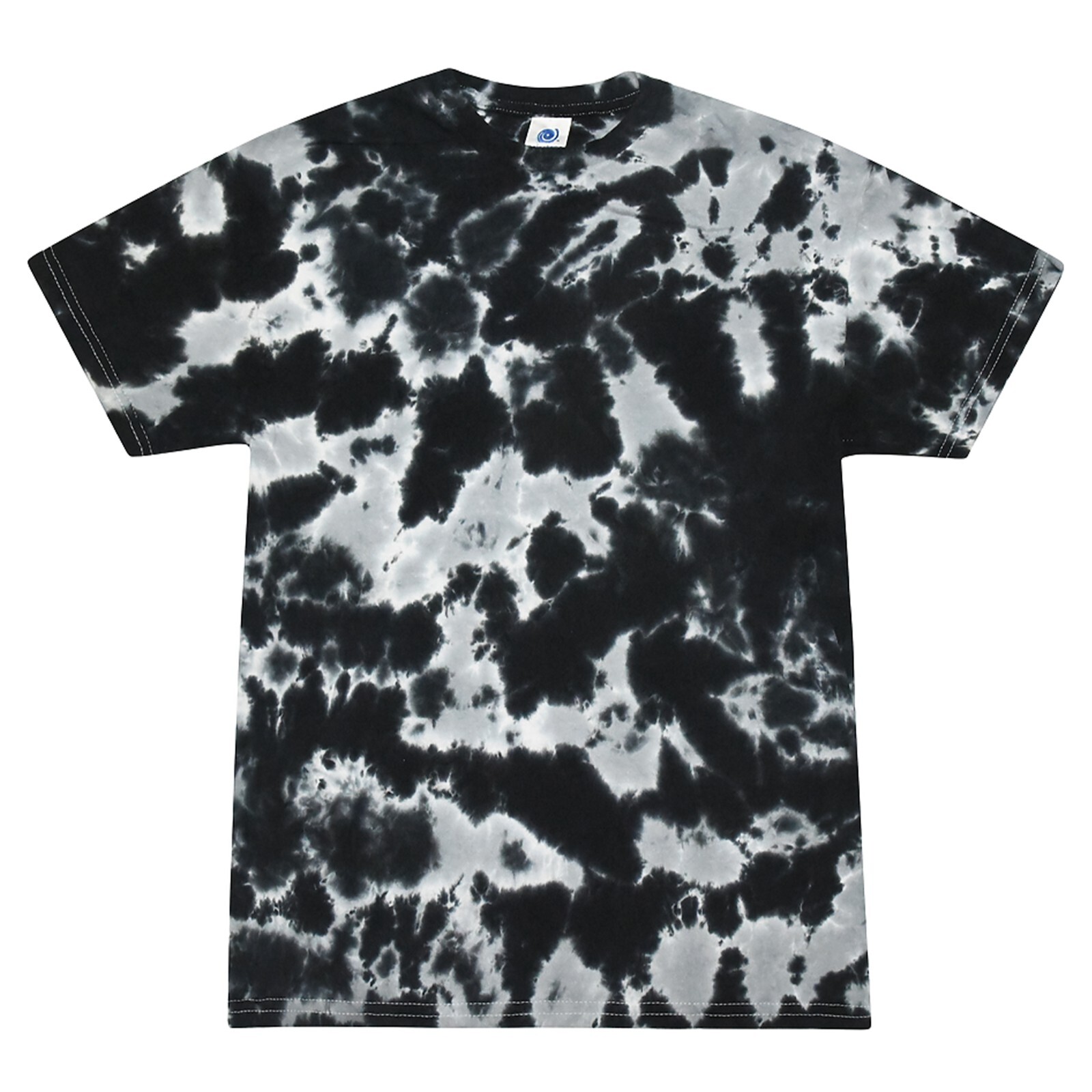 MultiBlack Tie Dye T-Shirts Adult & Kids Sizes Cotton Colortone